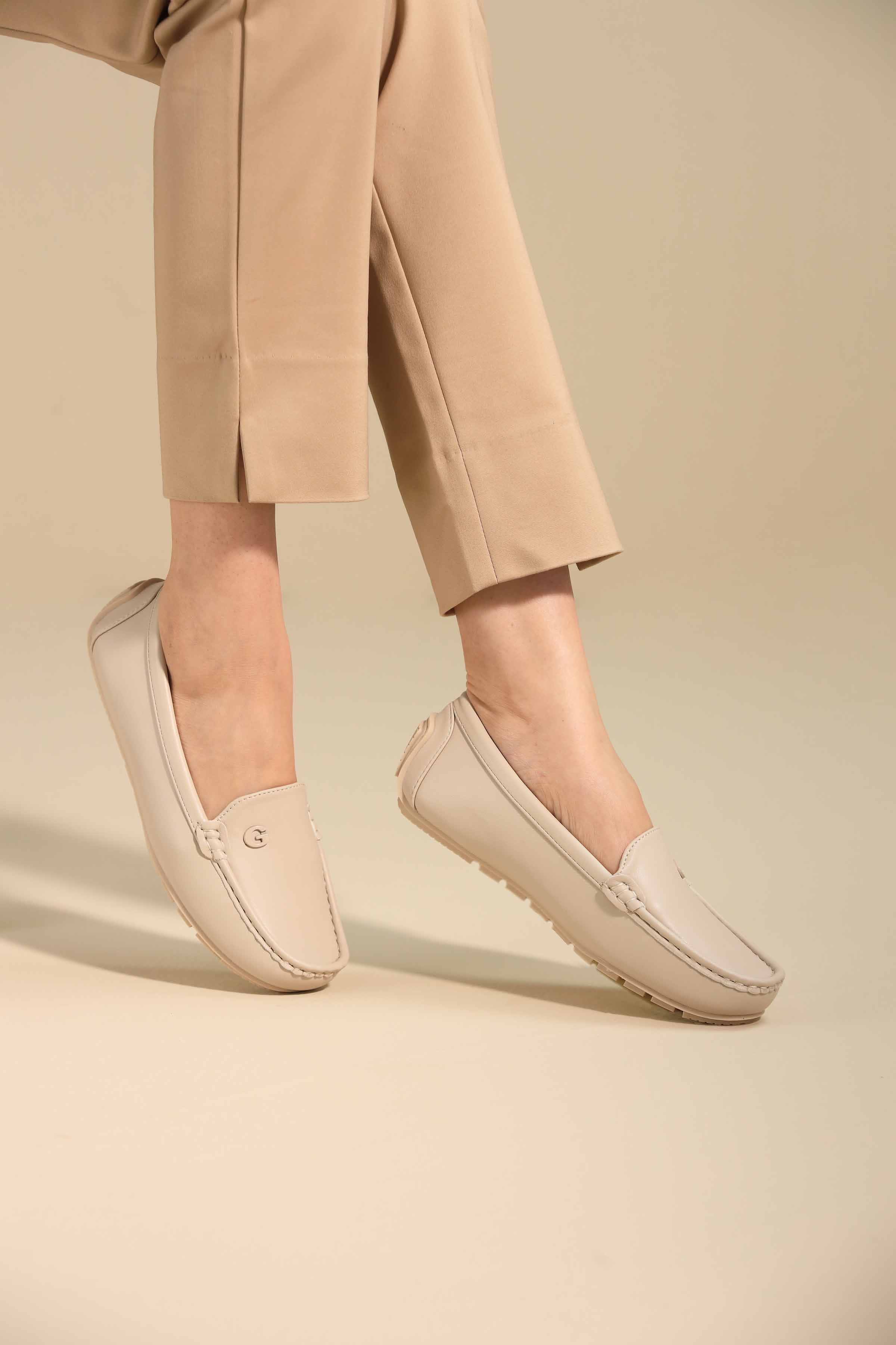 Off White Loafers-443112907 - for Women - Shoes Collection | Nishat | Shop Online