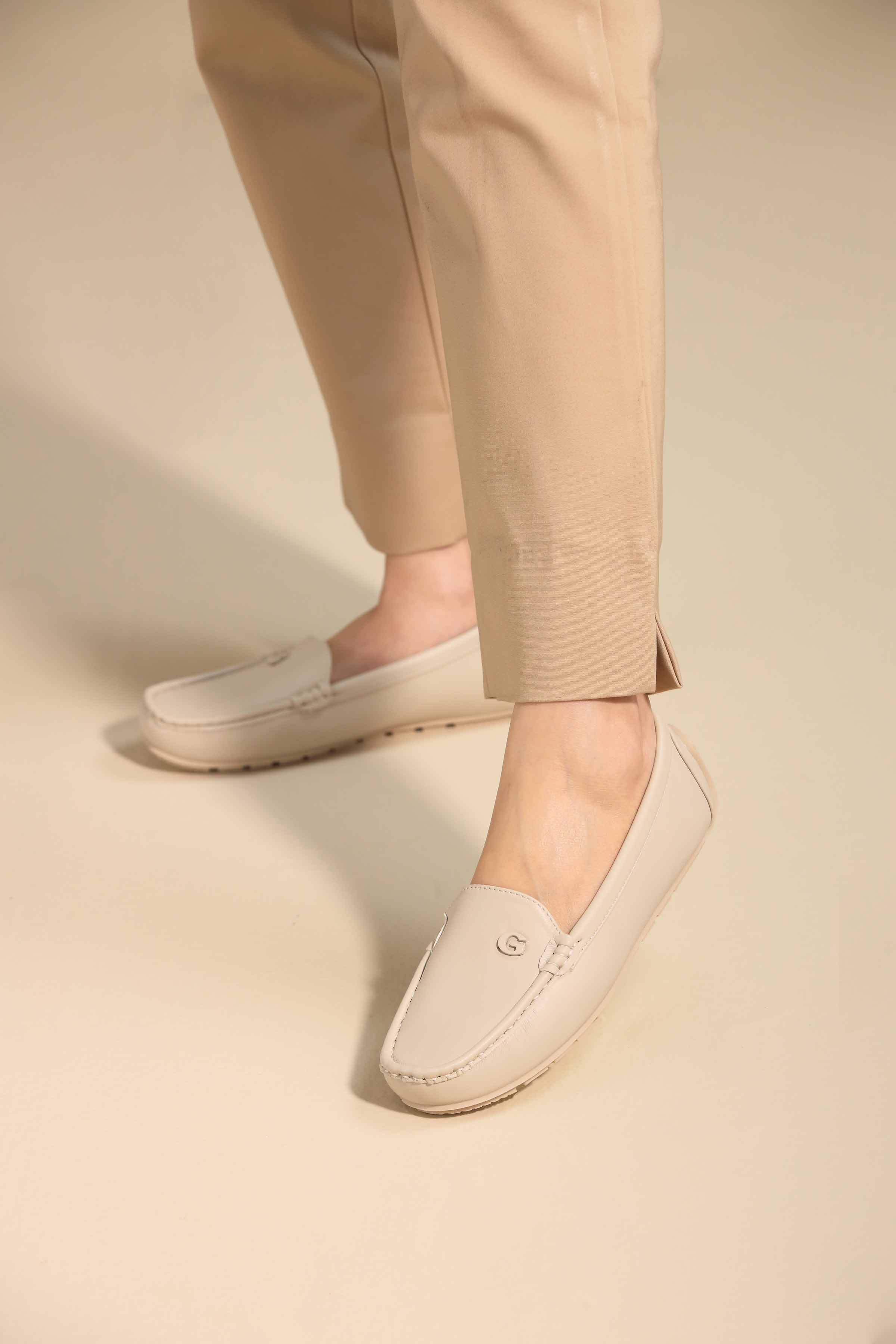 Off White Loafers-443112907 - for Women - Shoes Collection | Nishat | Shop Online