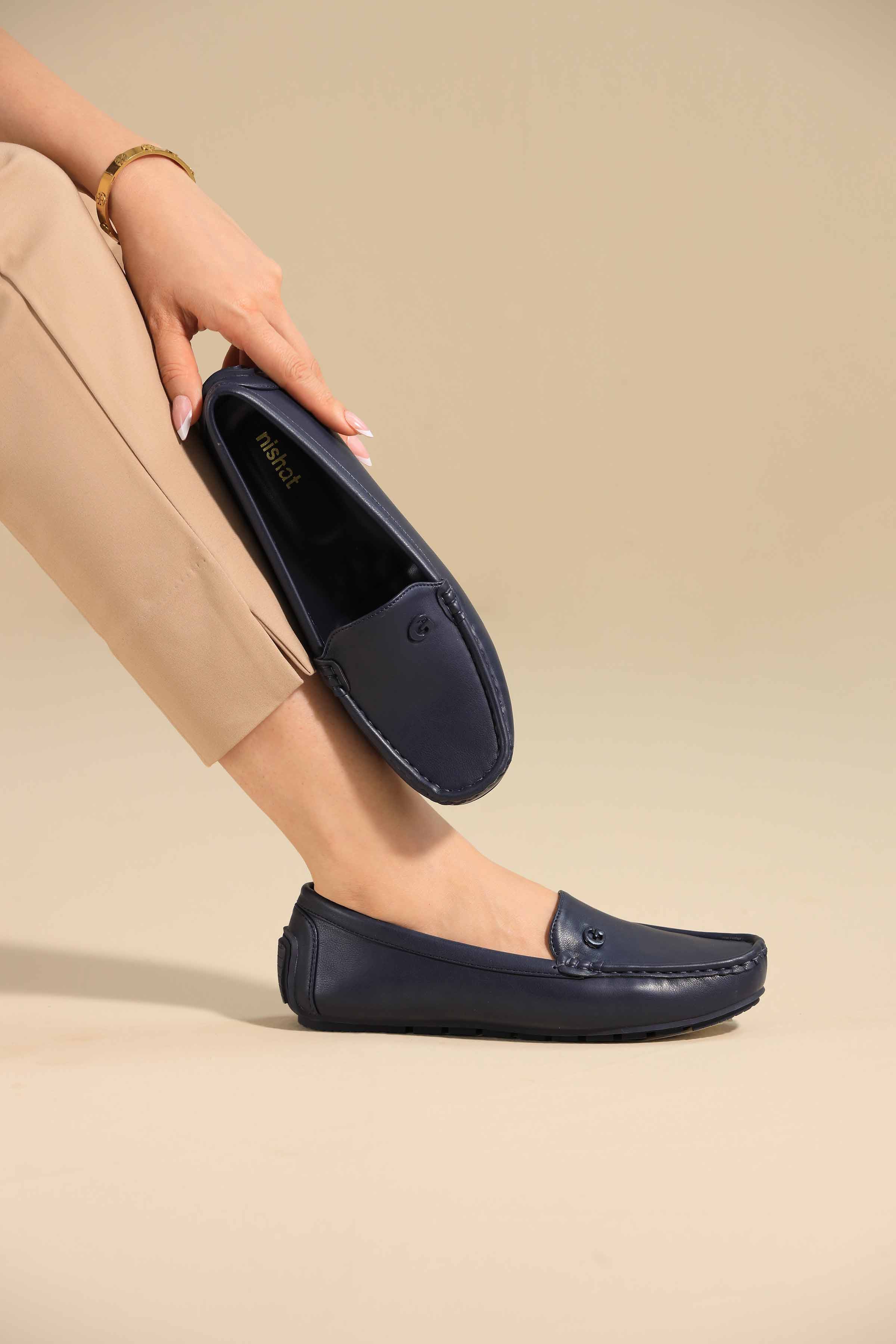 Blue Loafers-443112908 - for Women - Shoes Collection | Nishat | Shop Online