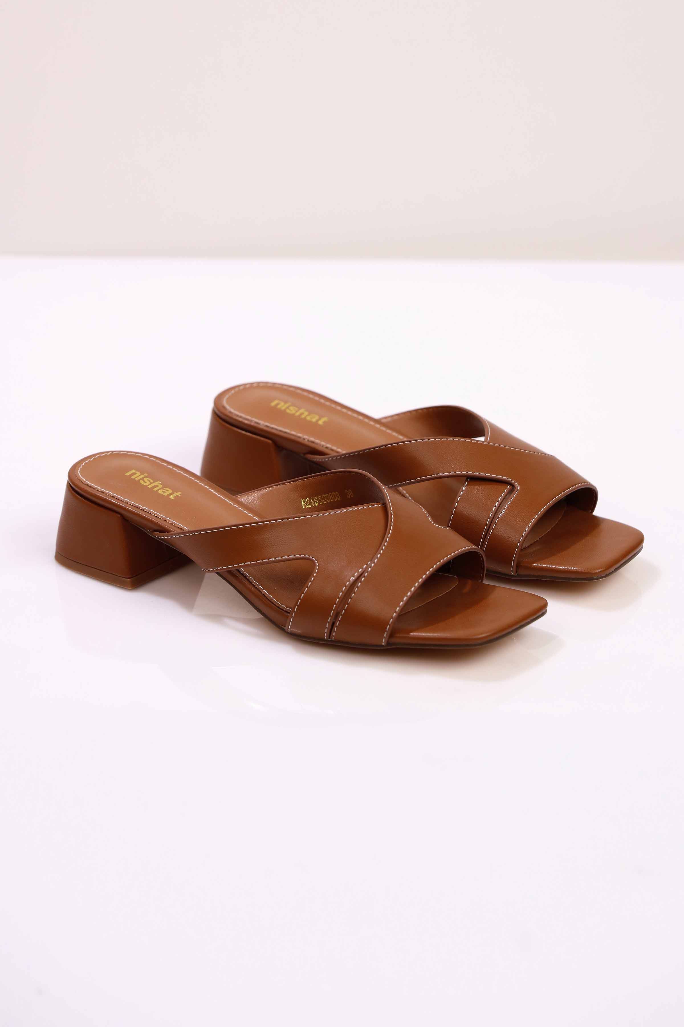 Tan Wedge-443142926 for Women - Shoes Collection | Nishat | Shop Online