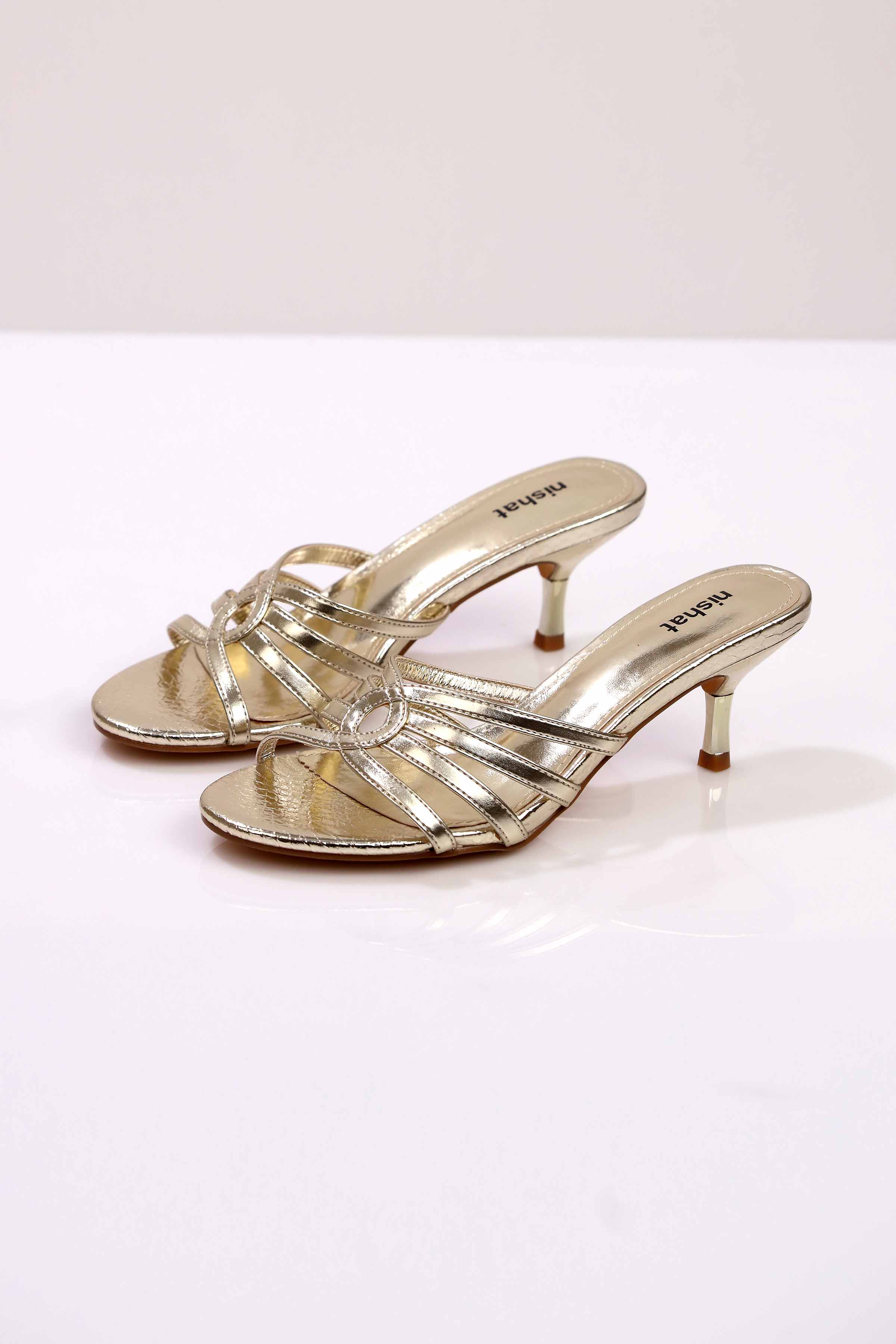 Gold Heels-443152919 for Women - Shoes Collection | Nishat | Shop Online
