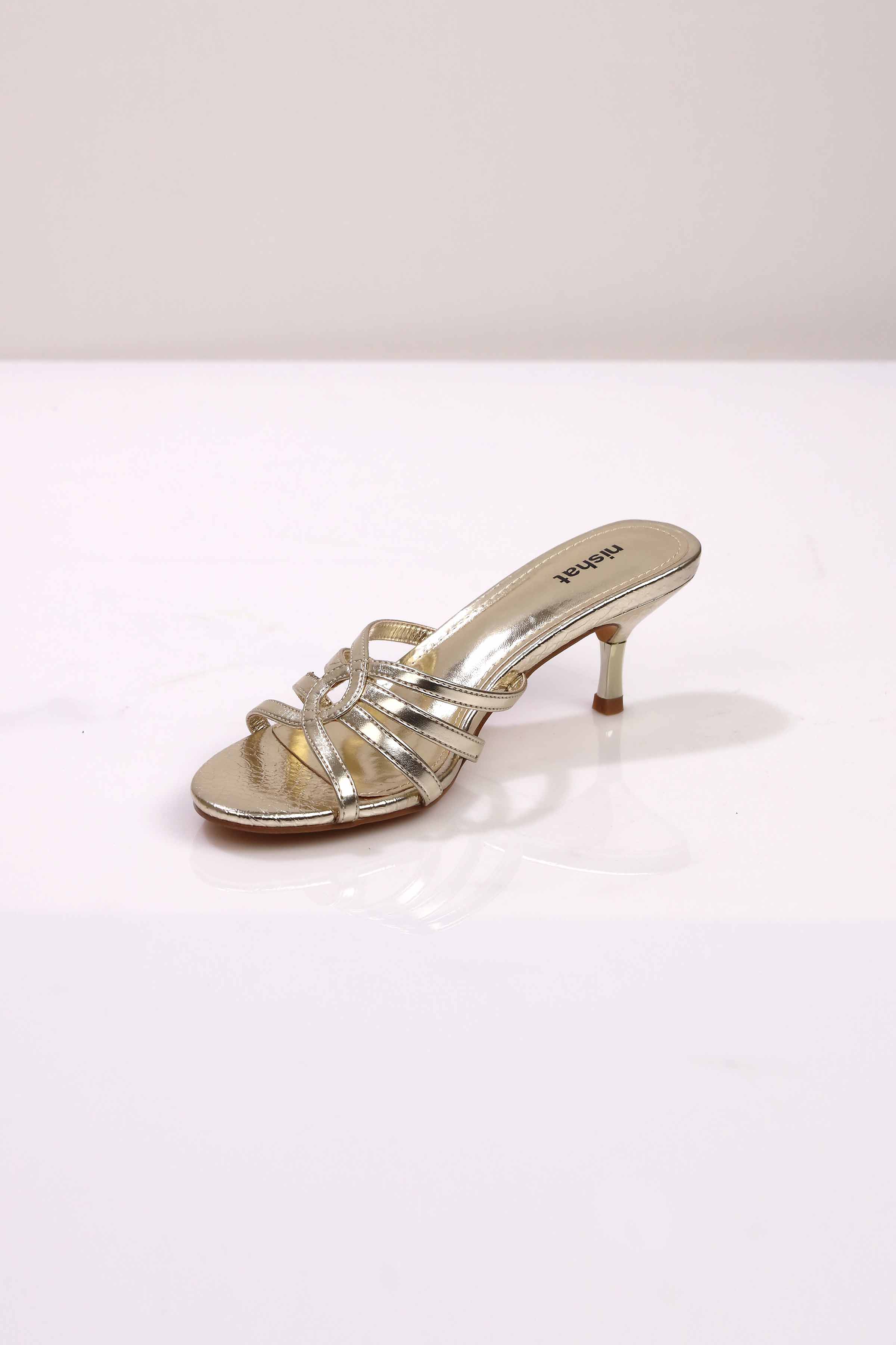 Gold Heels-443152919 for Women - Shoes Collection | Nishat | Shop Online