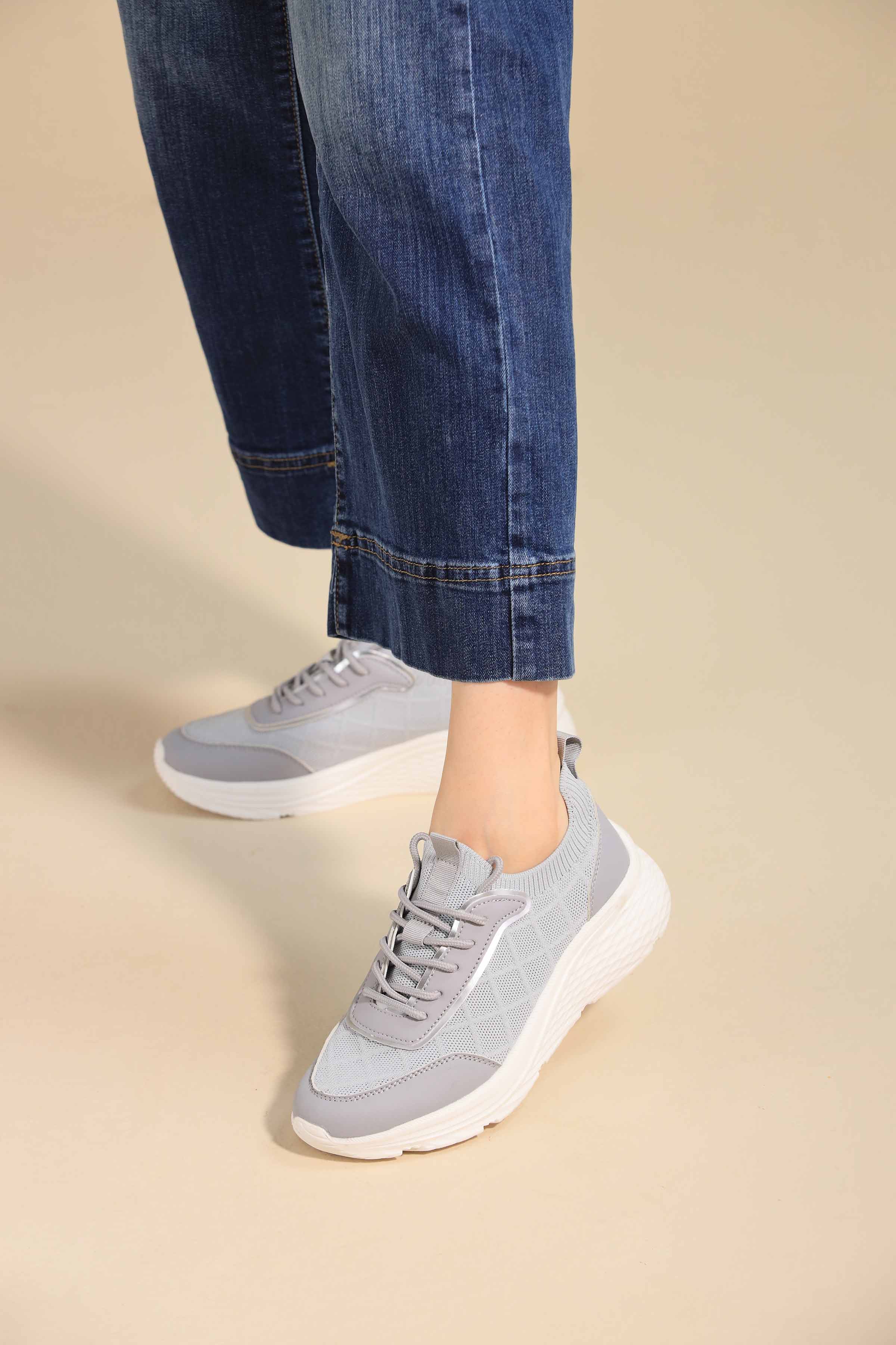 Grey Joggers-443192911 - for Women - Shoes Collection | Nishat | Shop Online