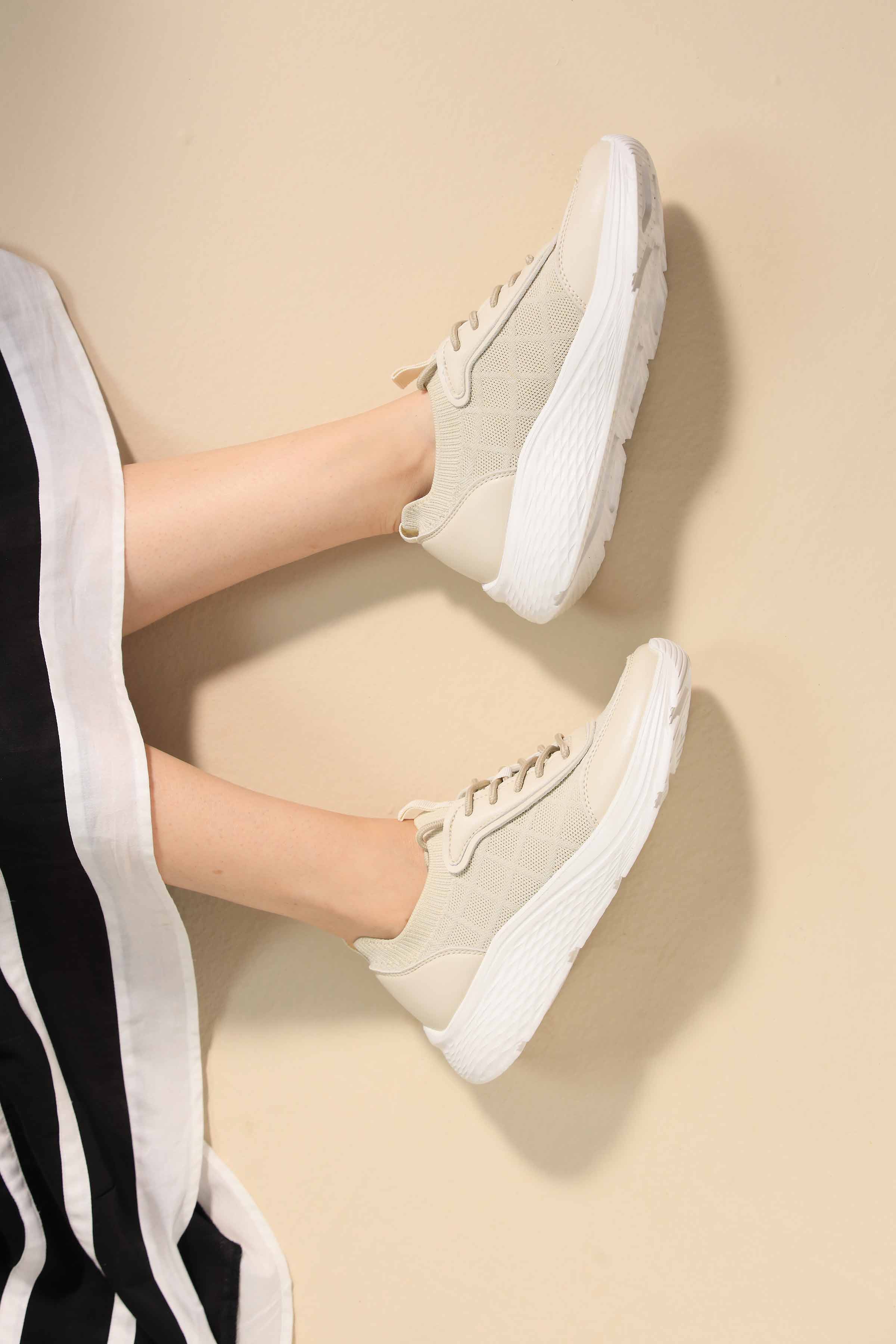 Beige Joggers-443192918 - for Women - Shoes Collection | Nishat | Shop Online