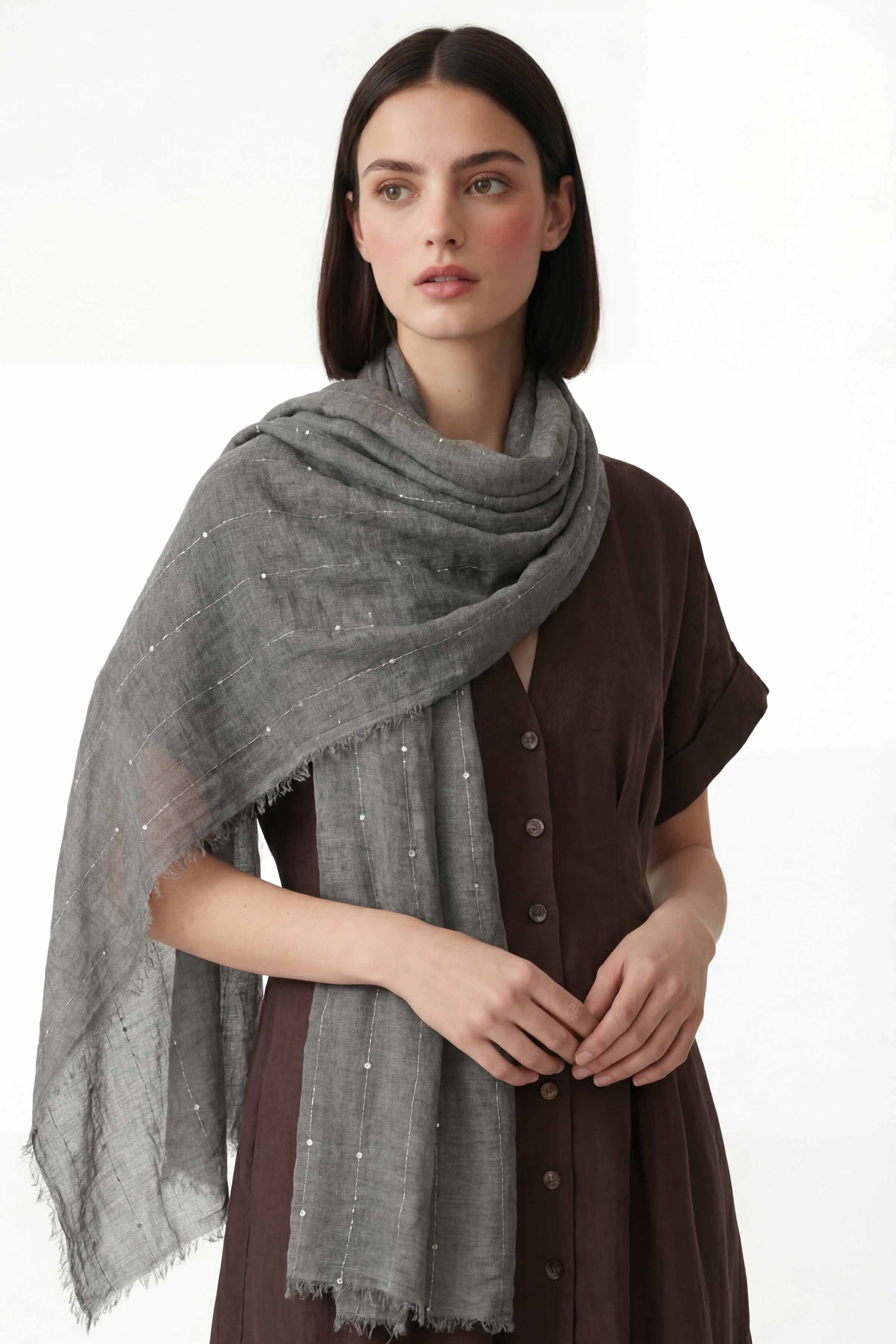 Black Women Scarf-443392103