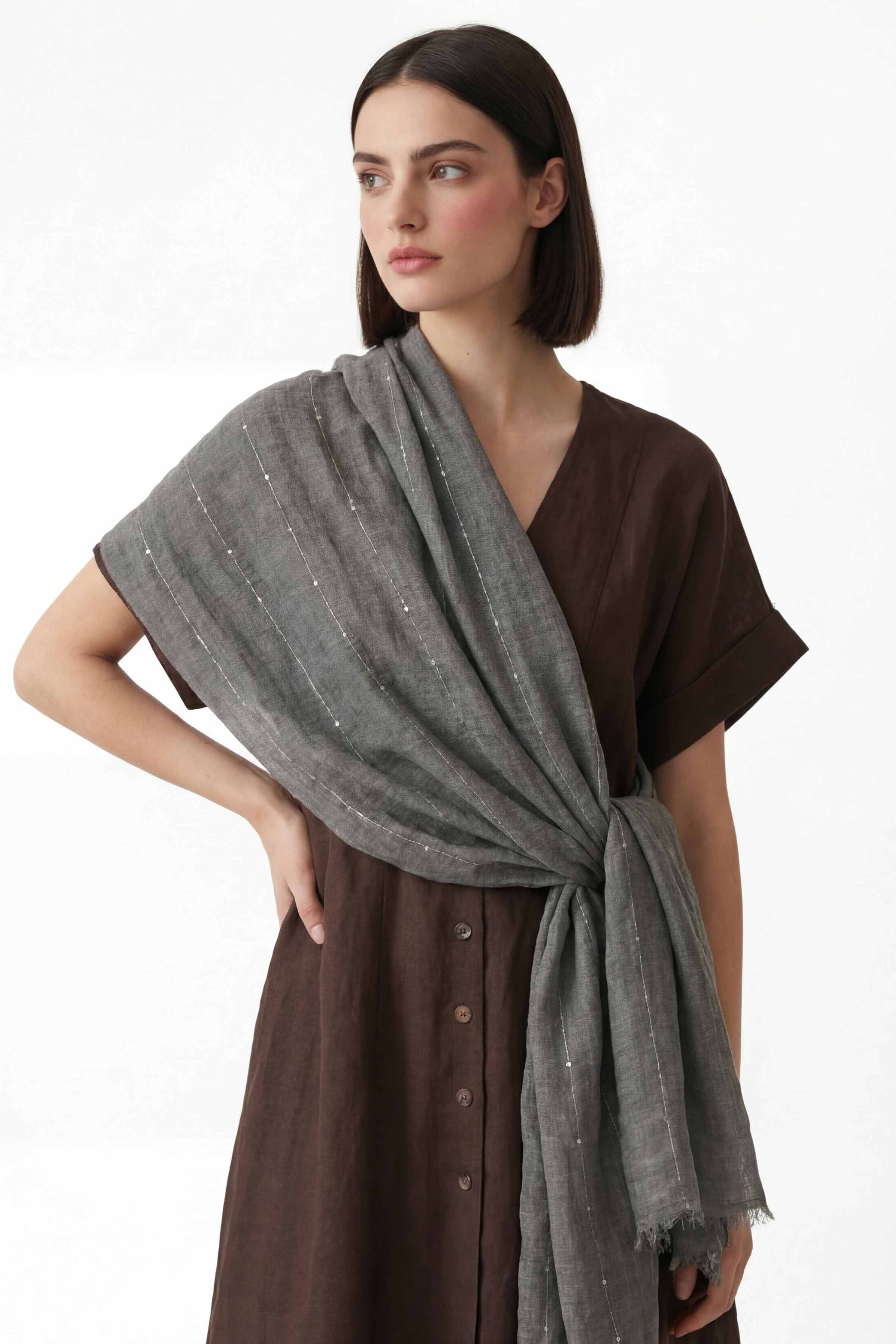 Black Women Scarf-443392103