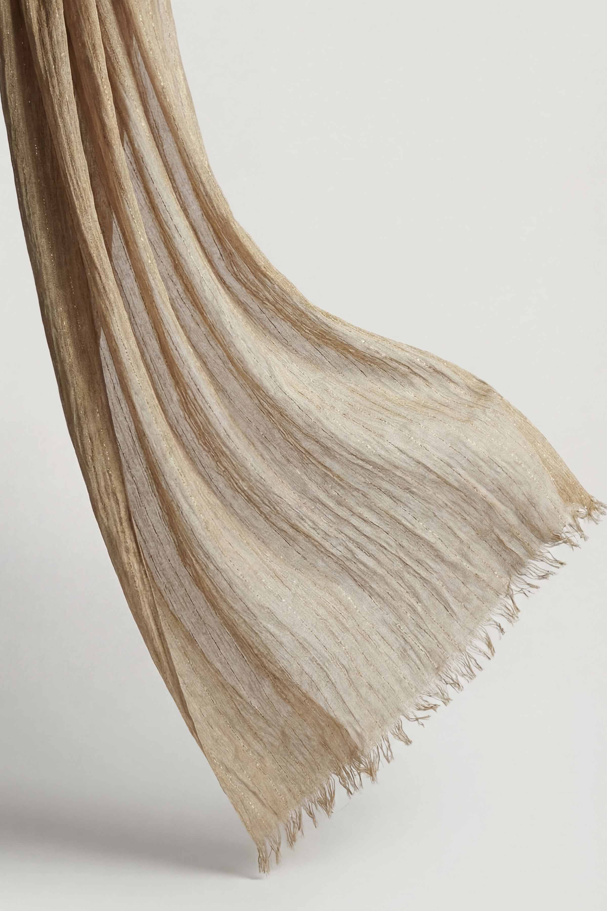 Beige Women Scarf-443422118