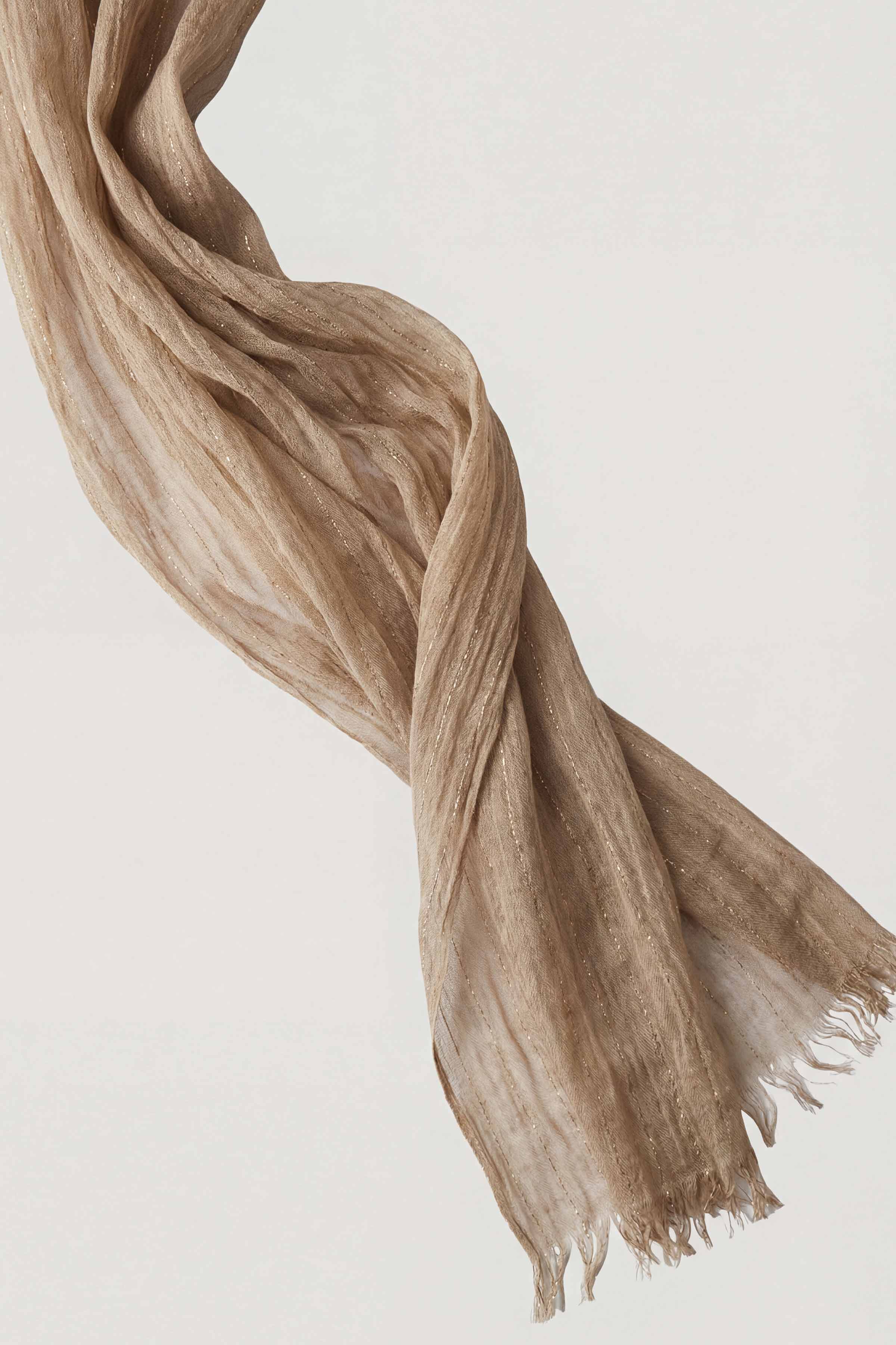Beige Women Scarf-443422118