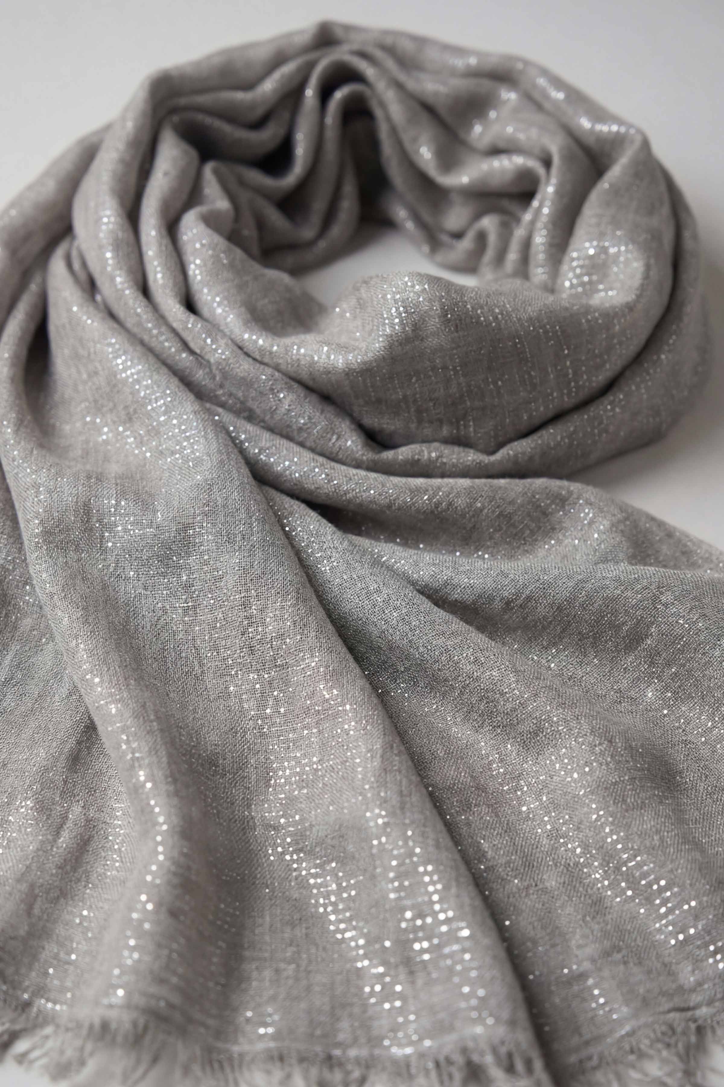 Grey Women Scarf-443432111