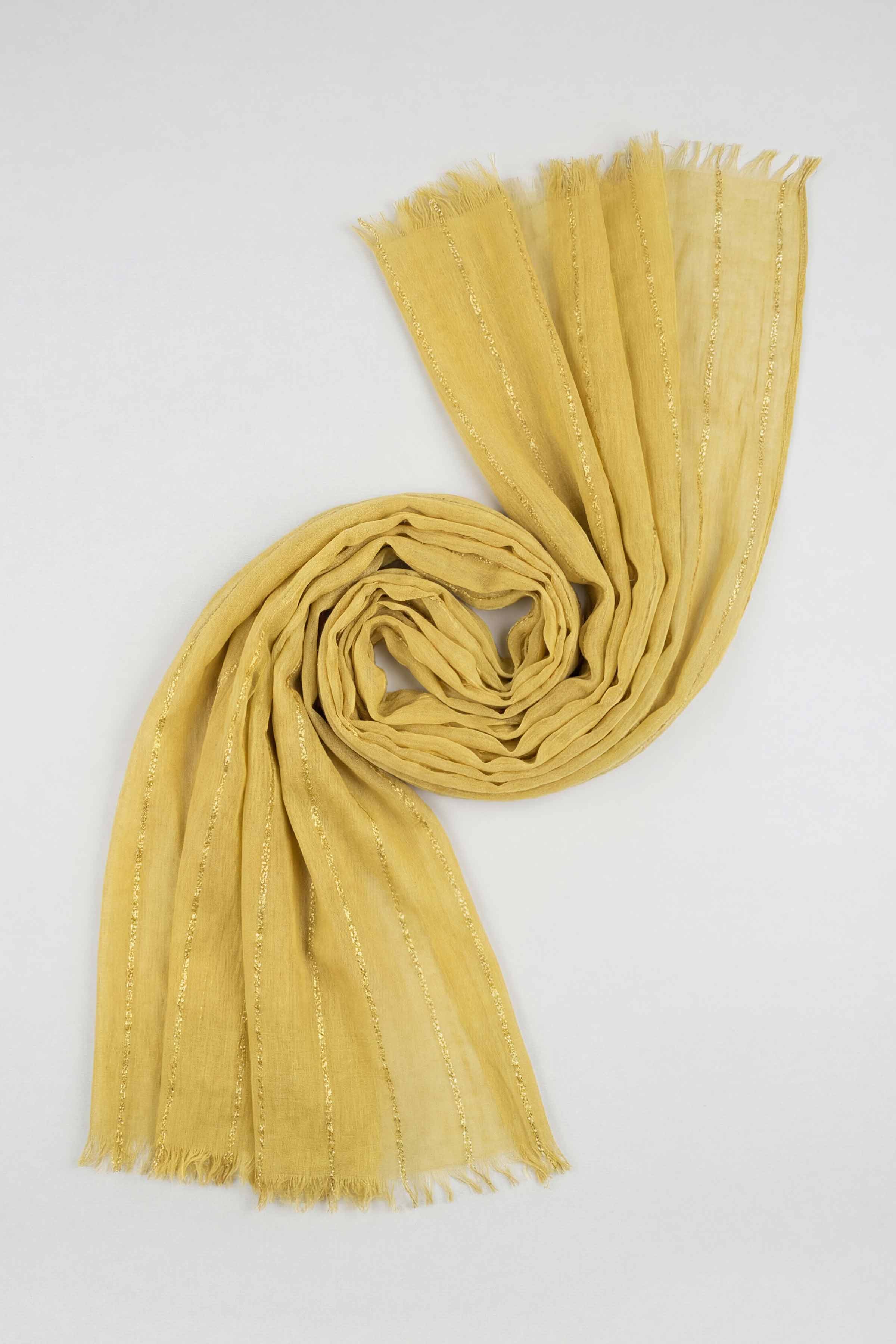 Yellow Women Scarf-443442102