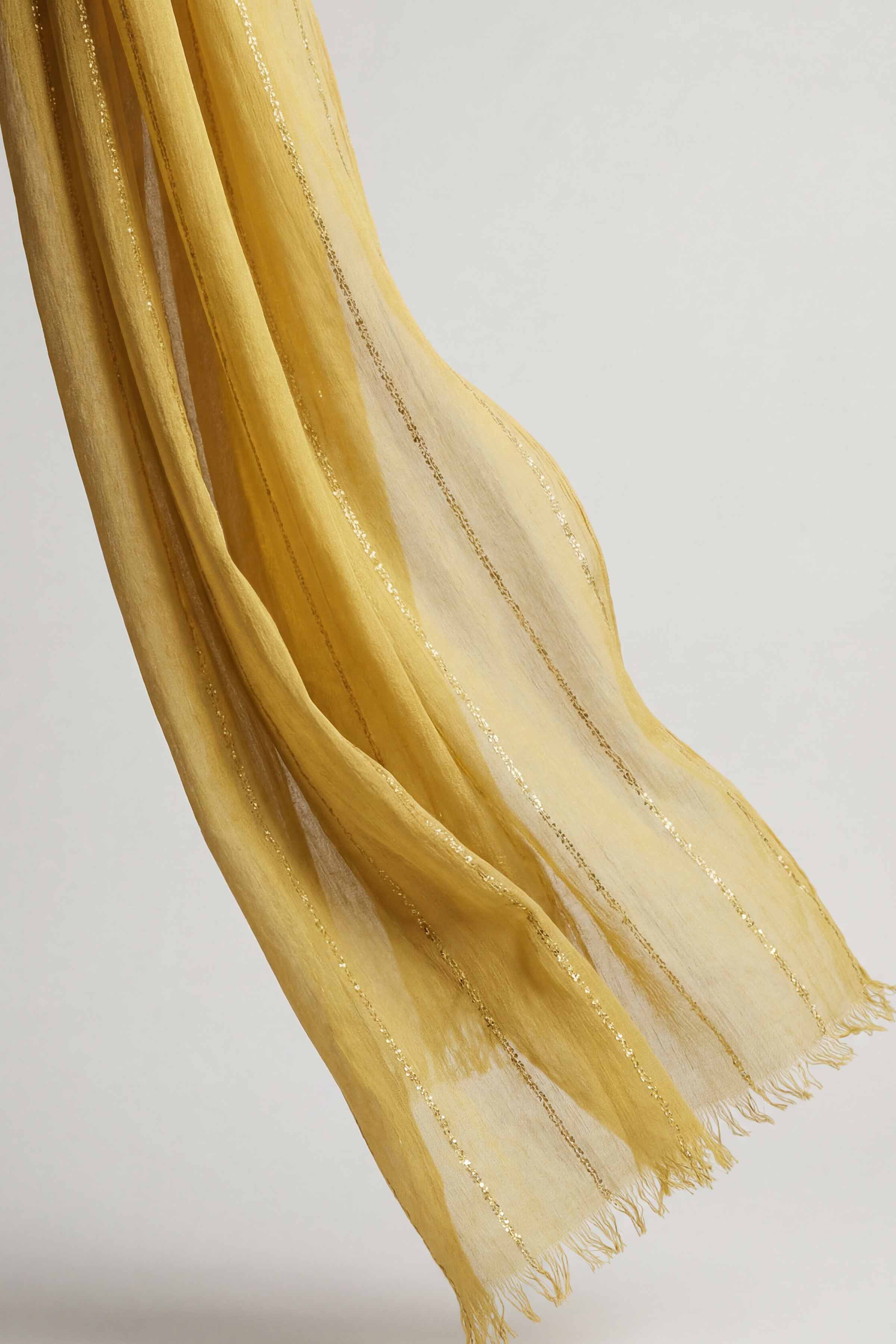 Yellow Women Scarf-443442102