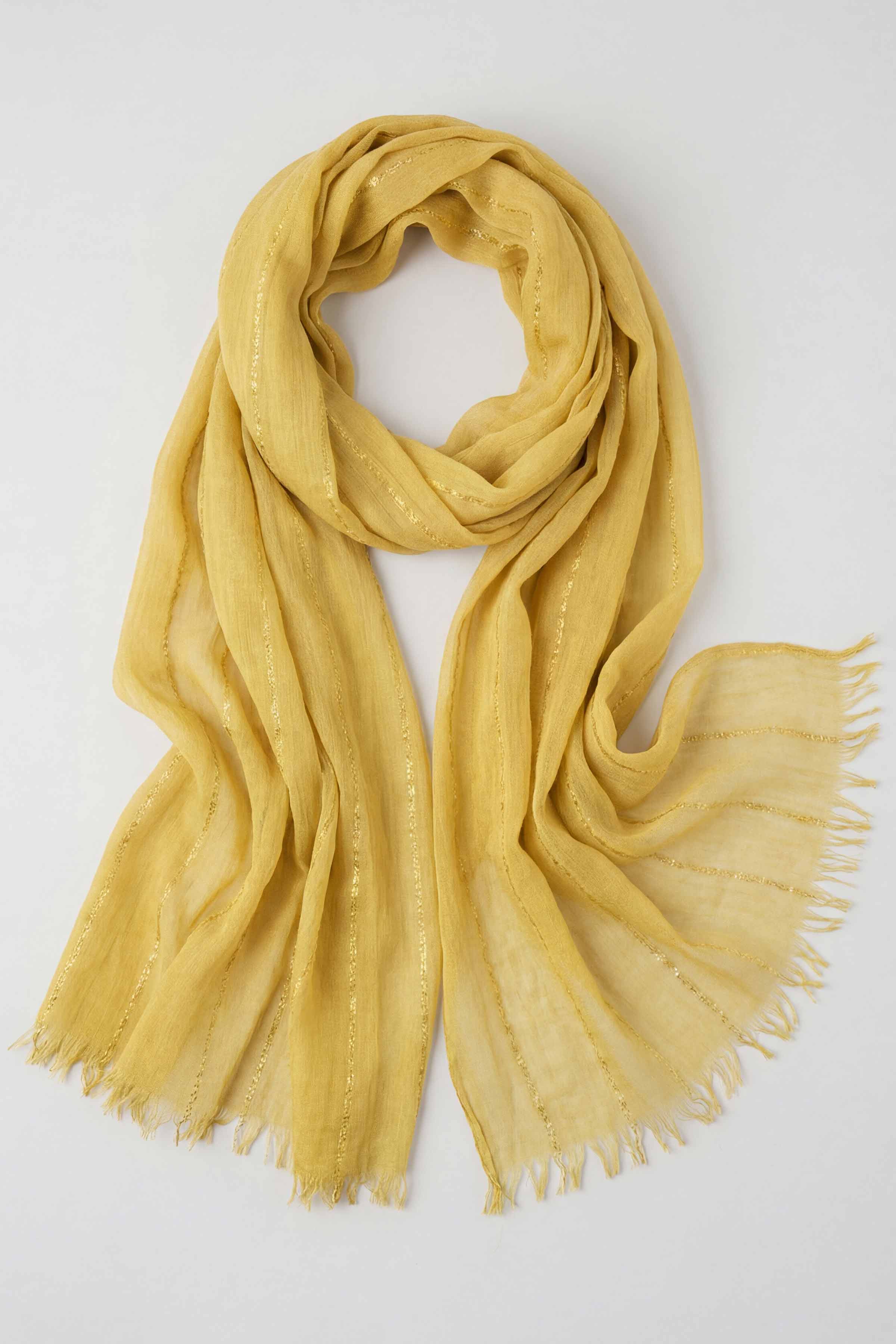 Yellow Women Scarf-443442102
