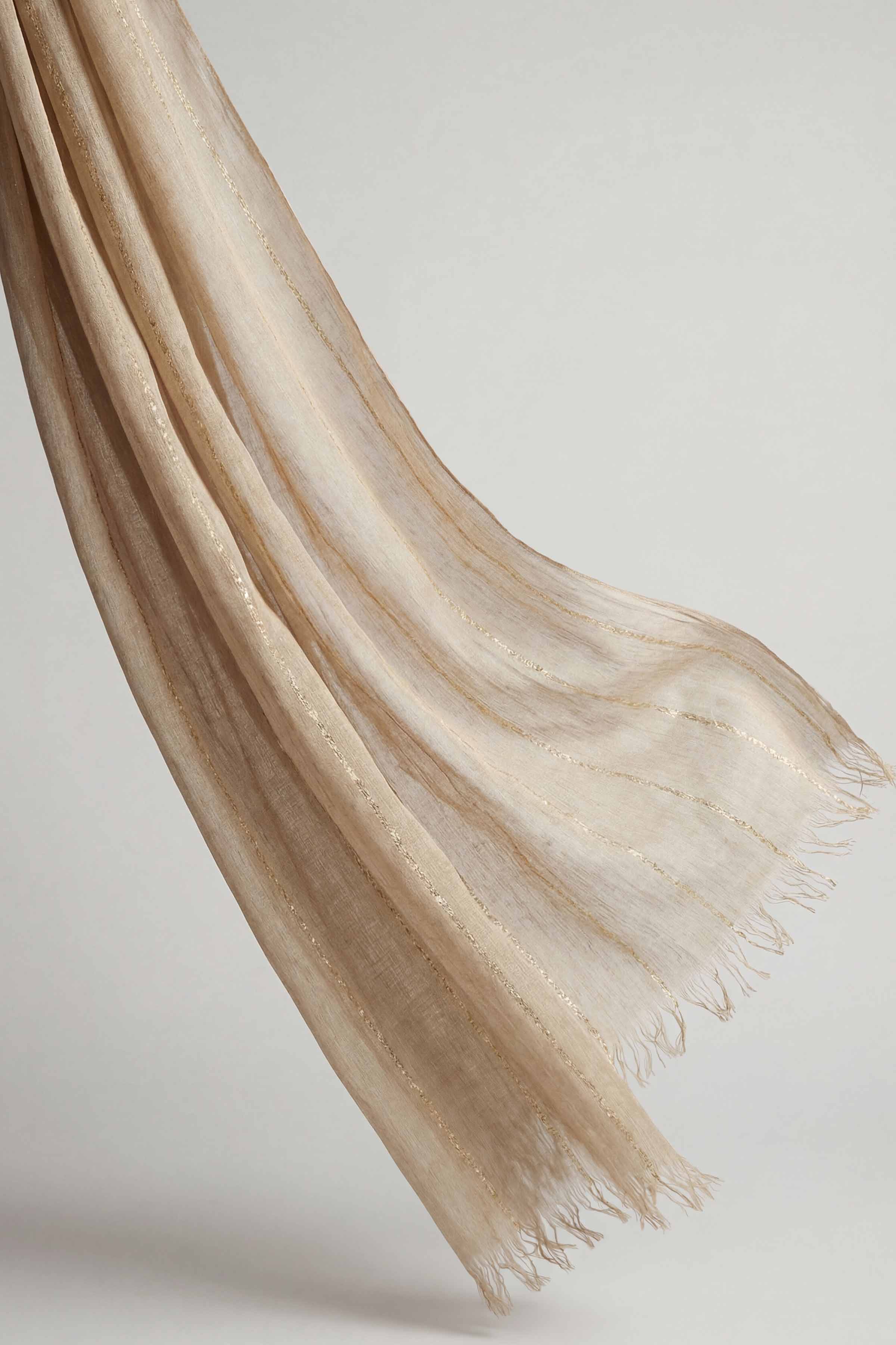 Beige Women Scarf-443442118