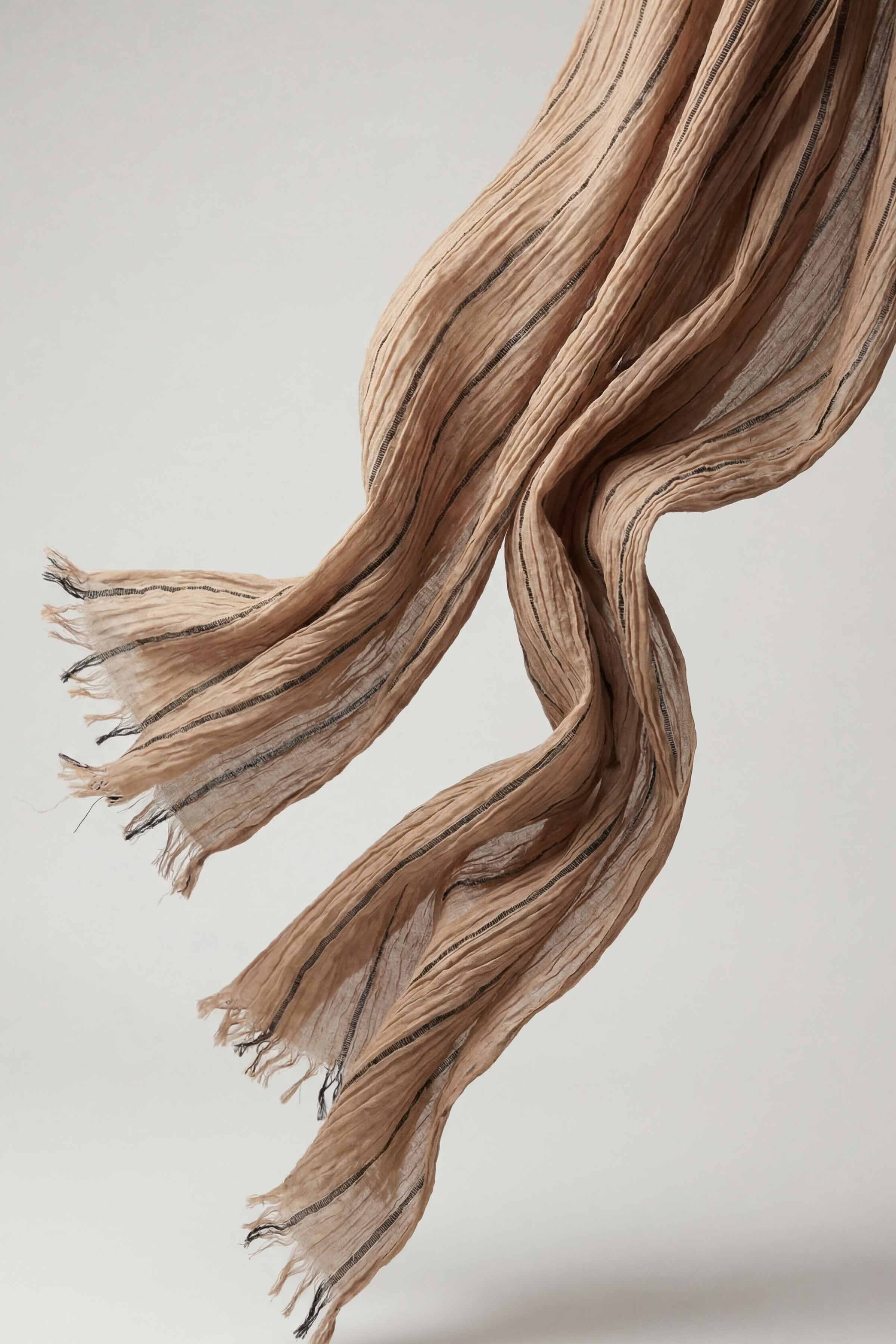 Khaki Women Scarf-443452130