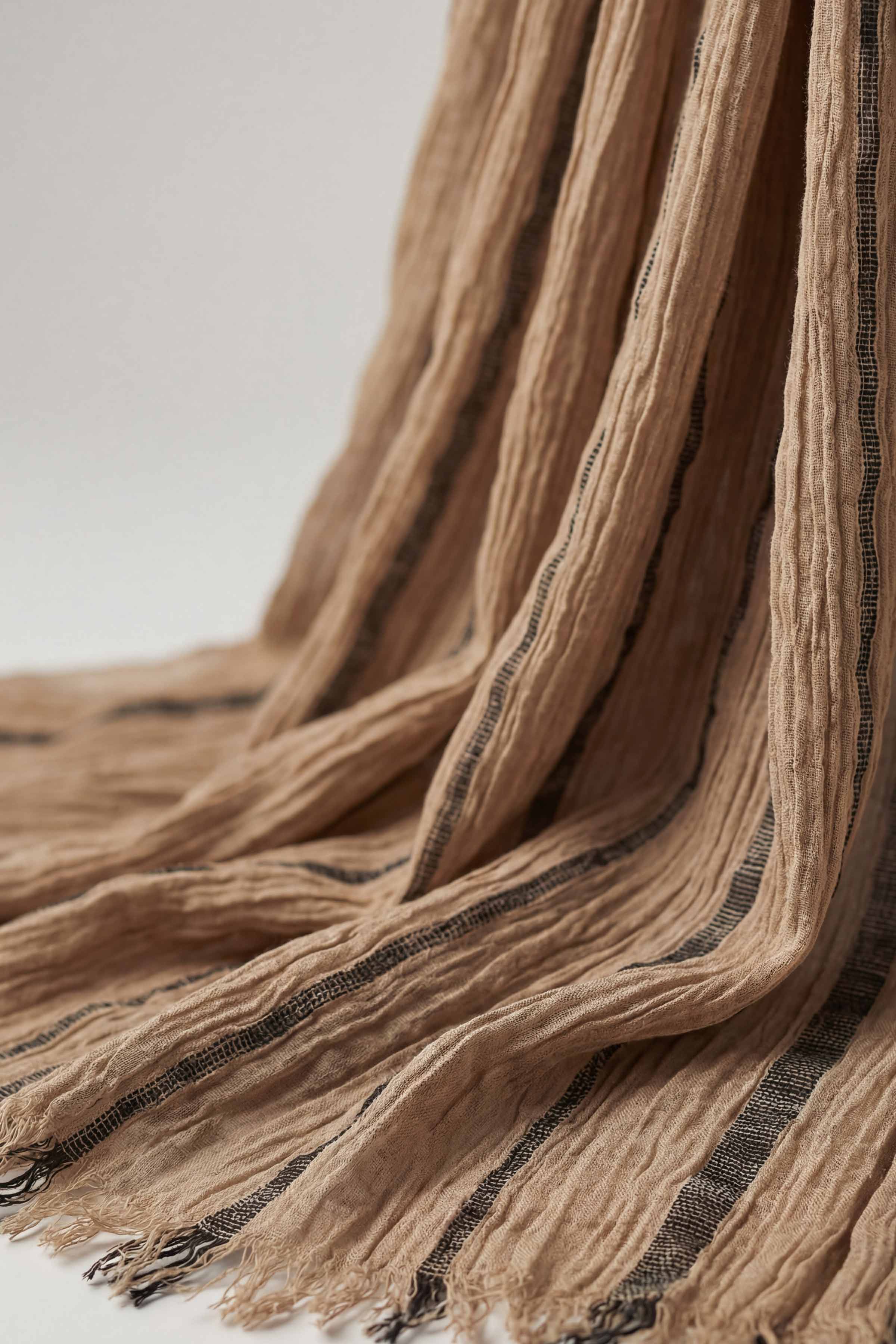 Khaki Women Scarf-443452130