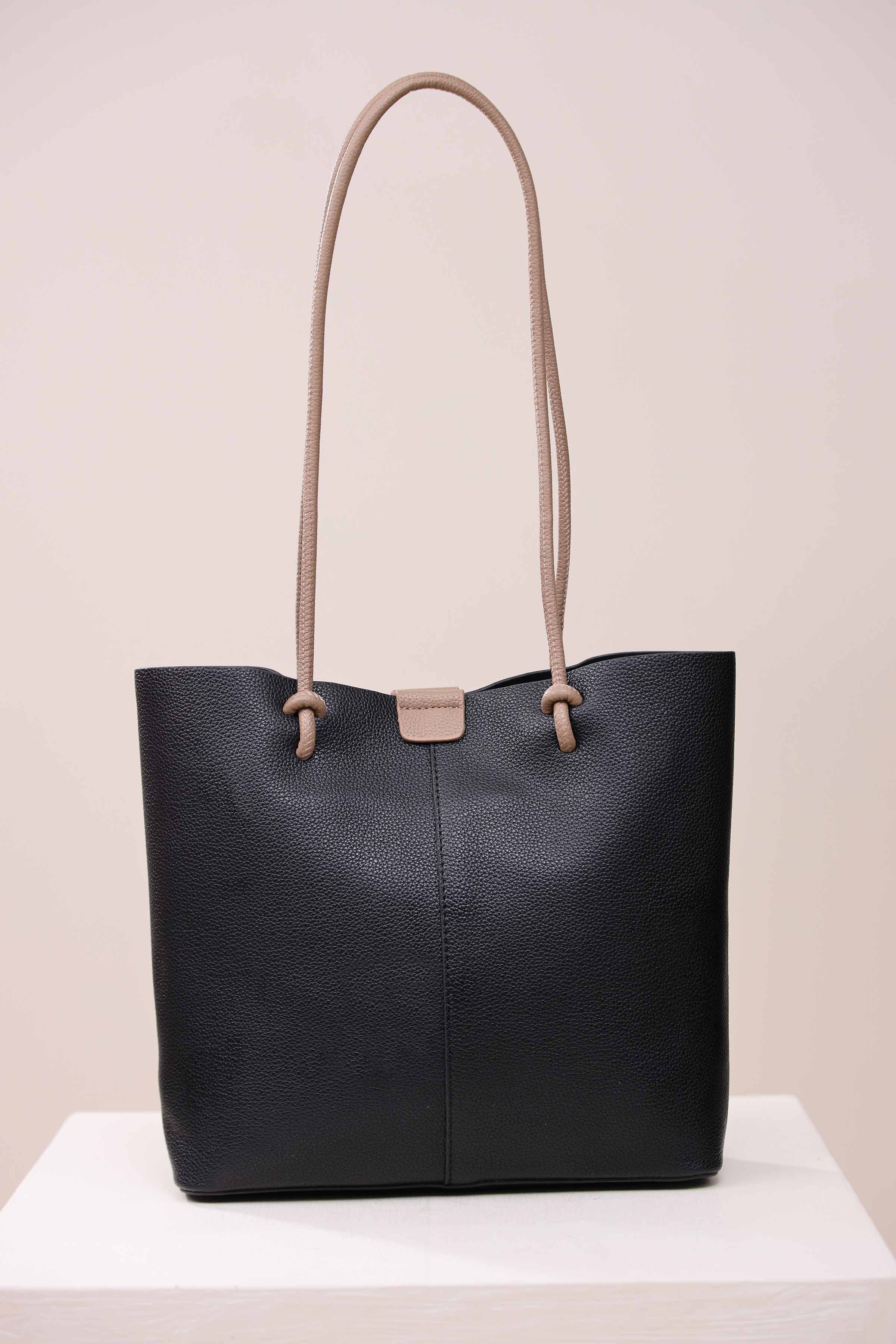 Black Tote Bag-443492103 for Women - Bag Collection | Nishat | Shop Online