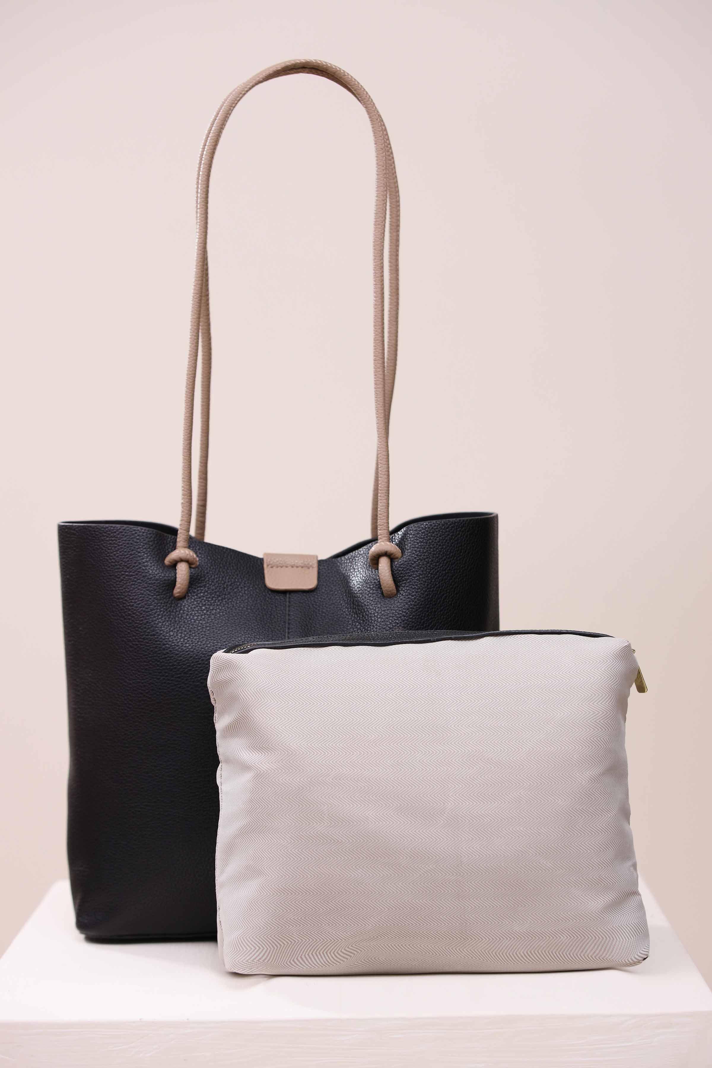 Black Tote Bag-443492103 for Women - Bag Collection | Nishat | Shop Online