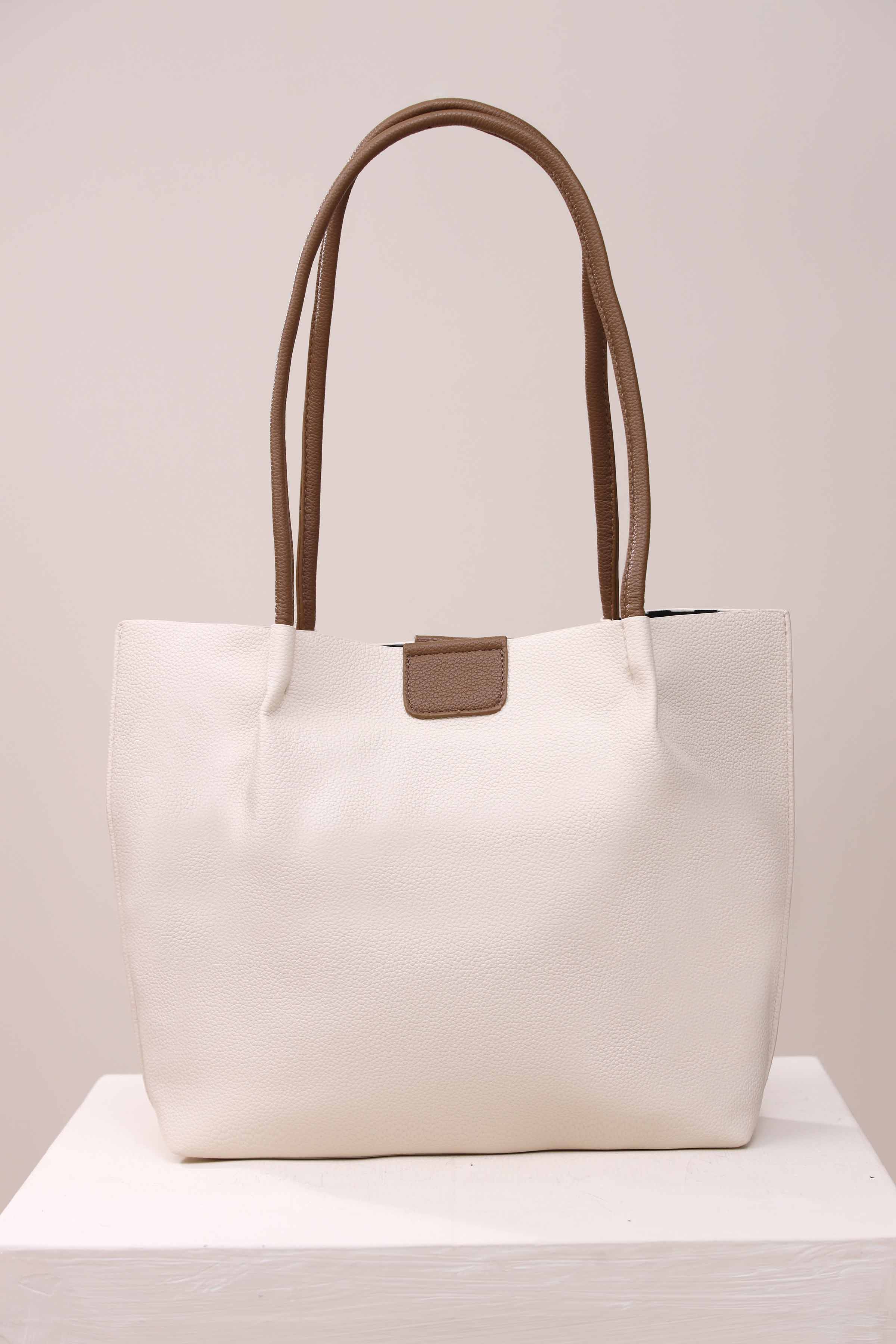 Light Beige Tote Bag-443502118 for Women - Bag Collection | Nishat | Shop Online