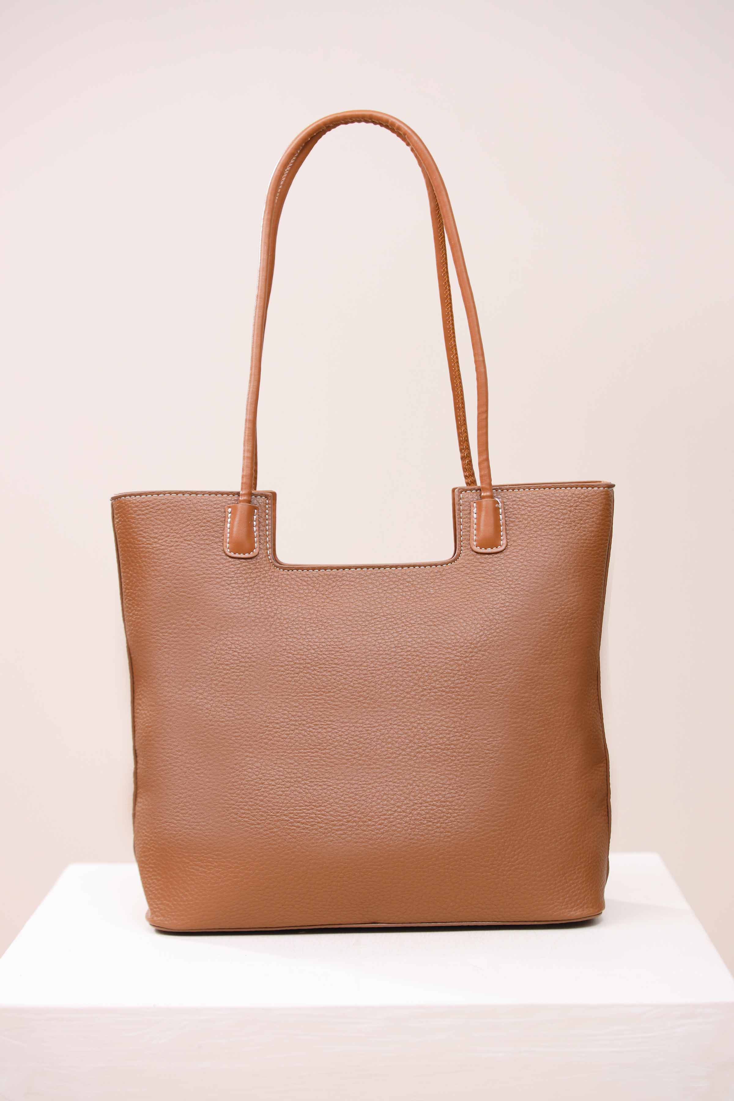 Brown Tote Bag-443512113 for Women - Bag Collection | Nishat | Shop Online