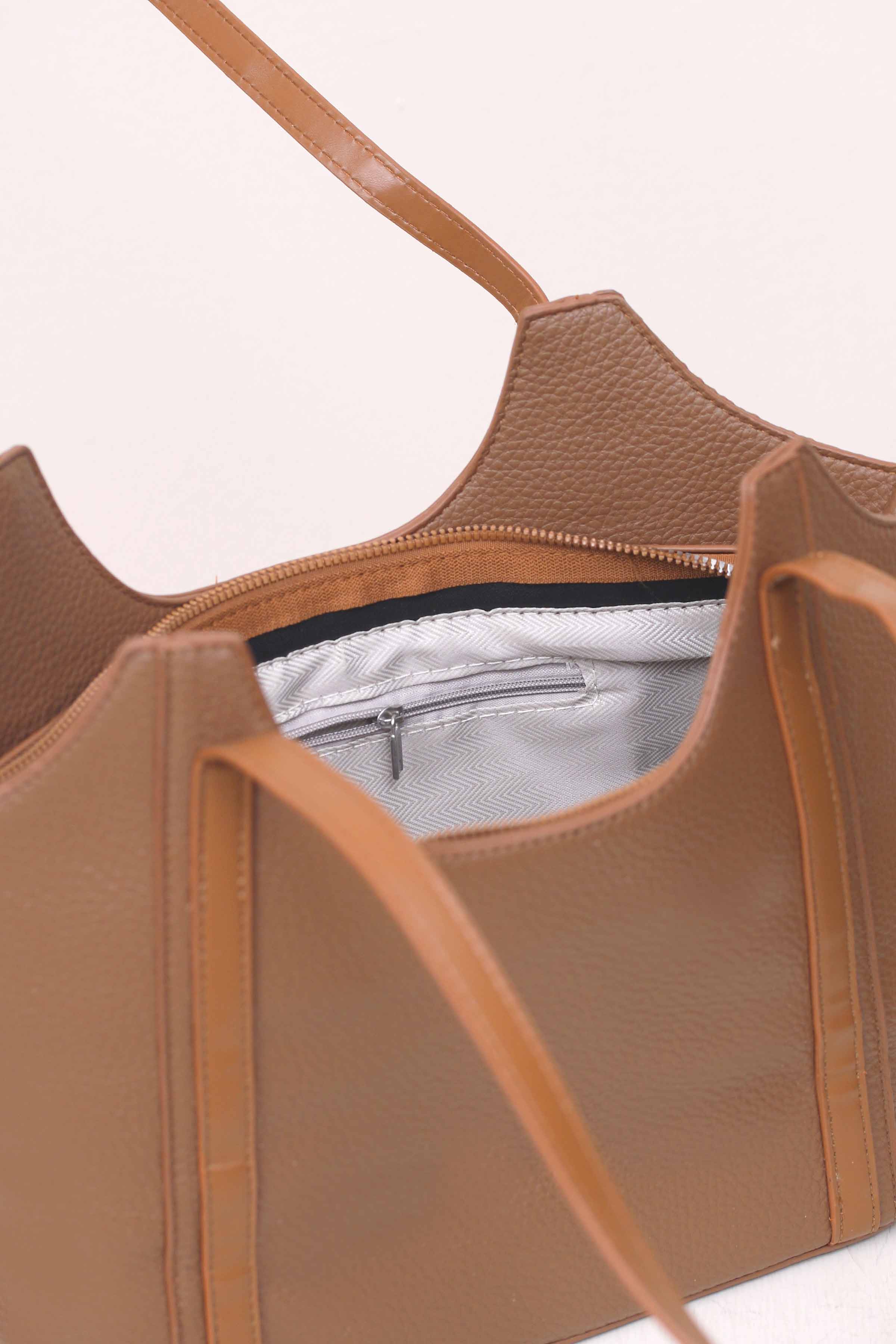 Brown Tote Bag-443522113 for Women - Bag Collection | Nishat | Shop Online