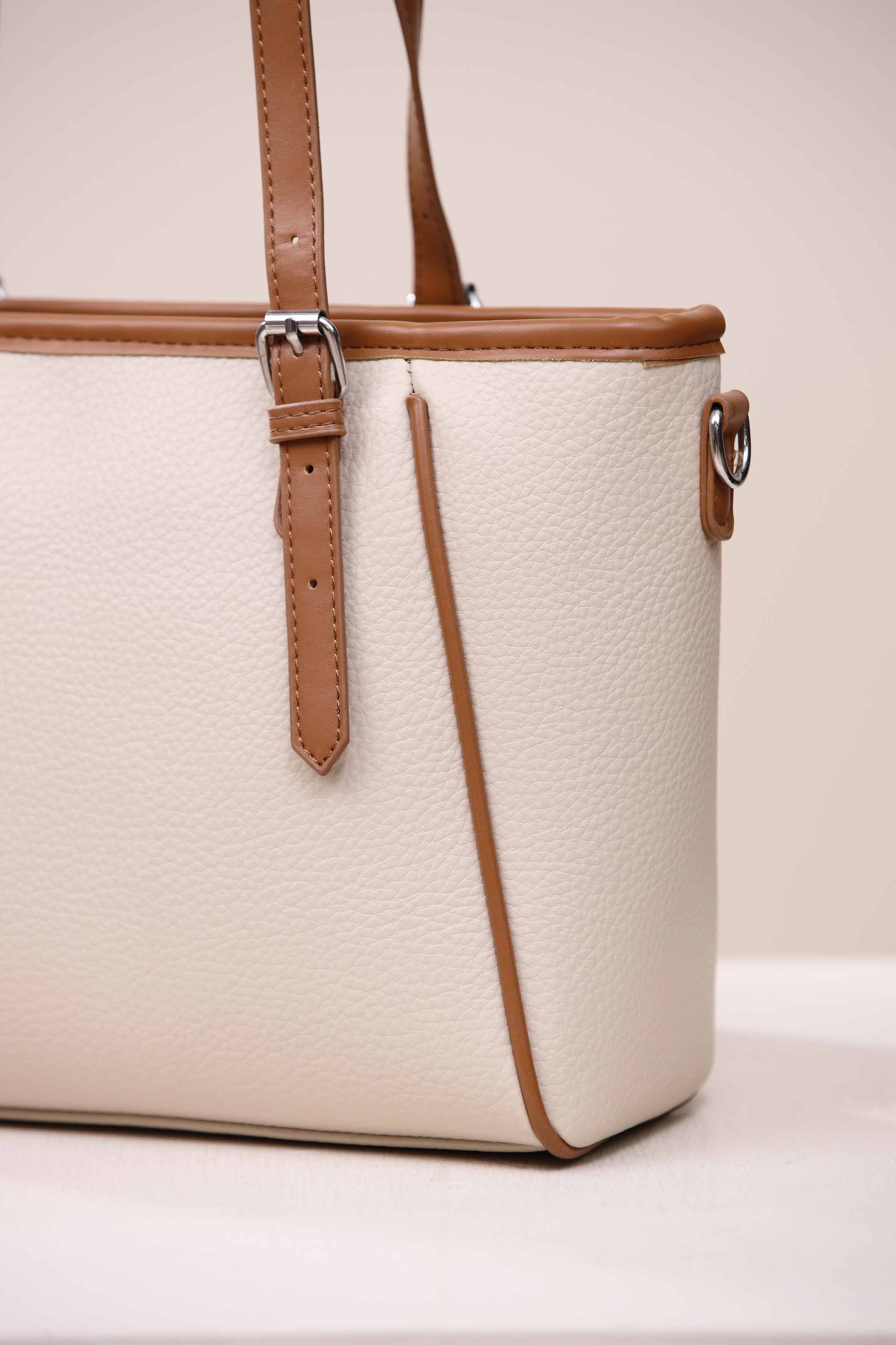 Off White Tote Bag-443532107 for Women - Bag Collection | Nishat | Shop Online