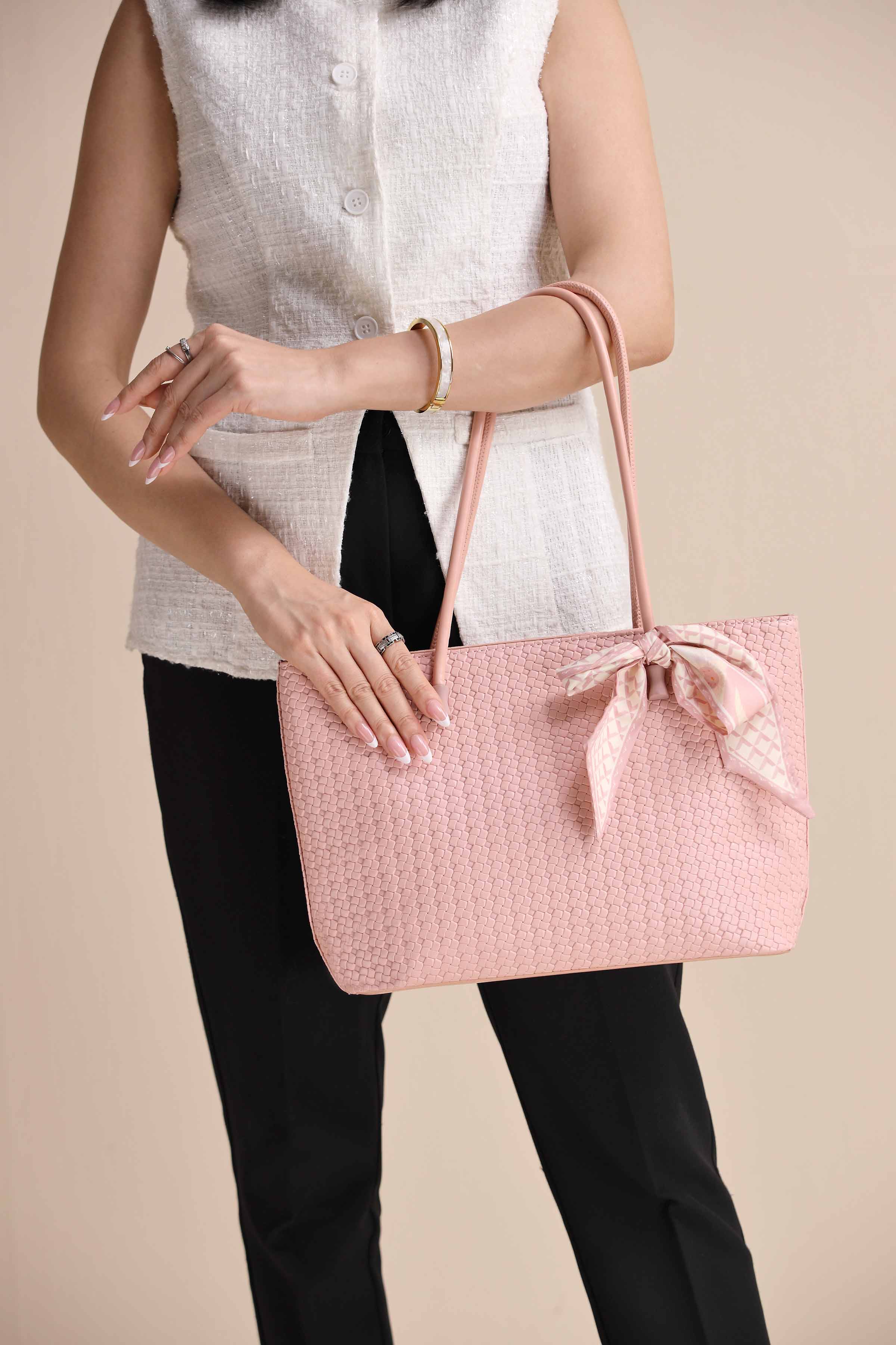 Pink Tote Bag-443582105 for Women - Bag Winter Collection | Nishat | Shop Online