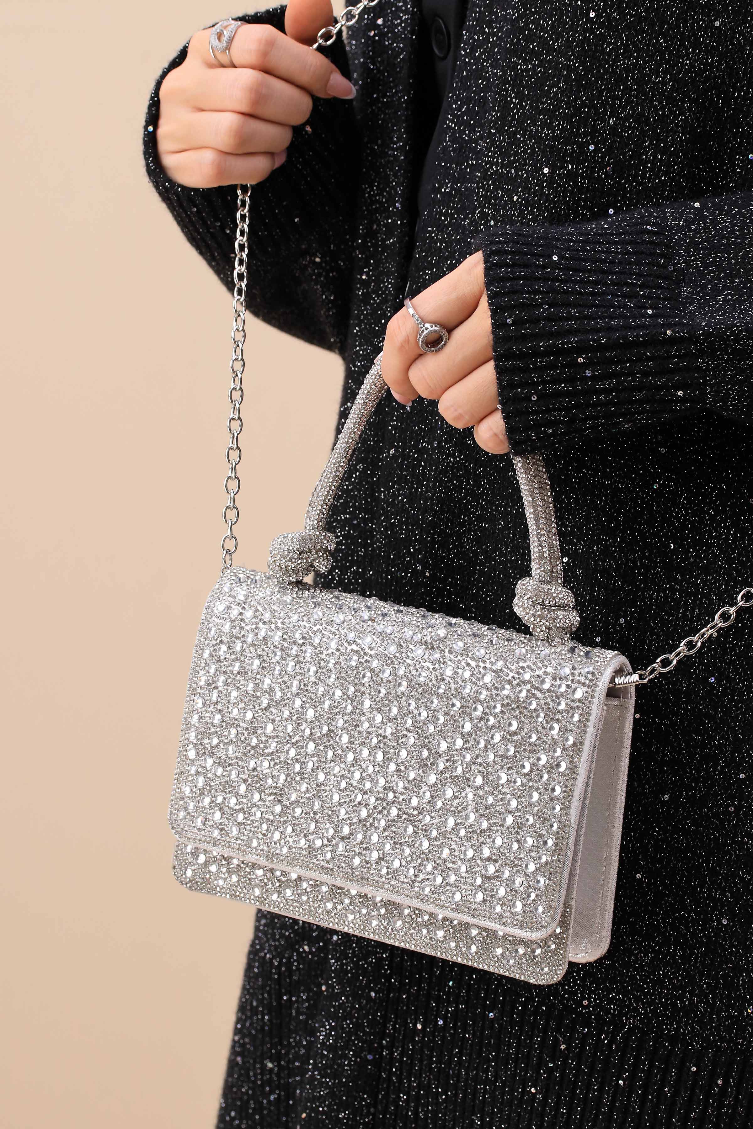 Silver Clutch-444112120-for Women - Bag Winter Collection | Nishat | Shop Online
