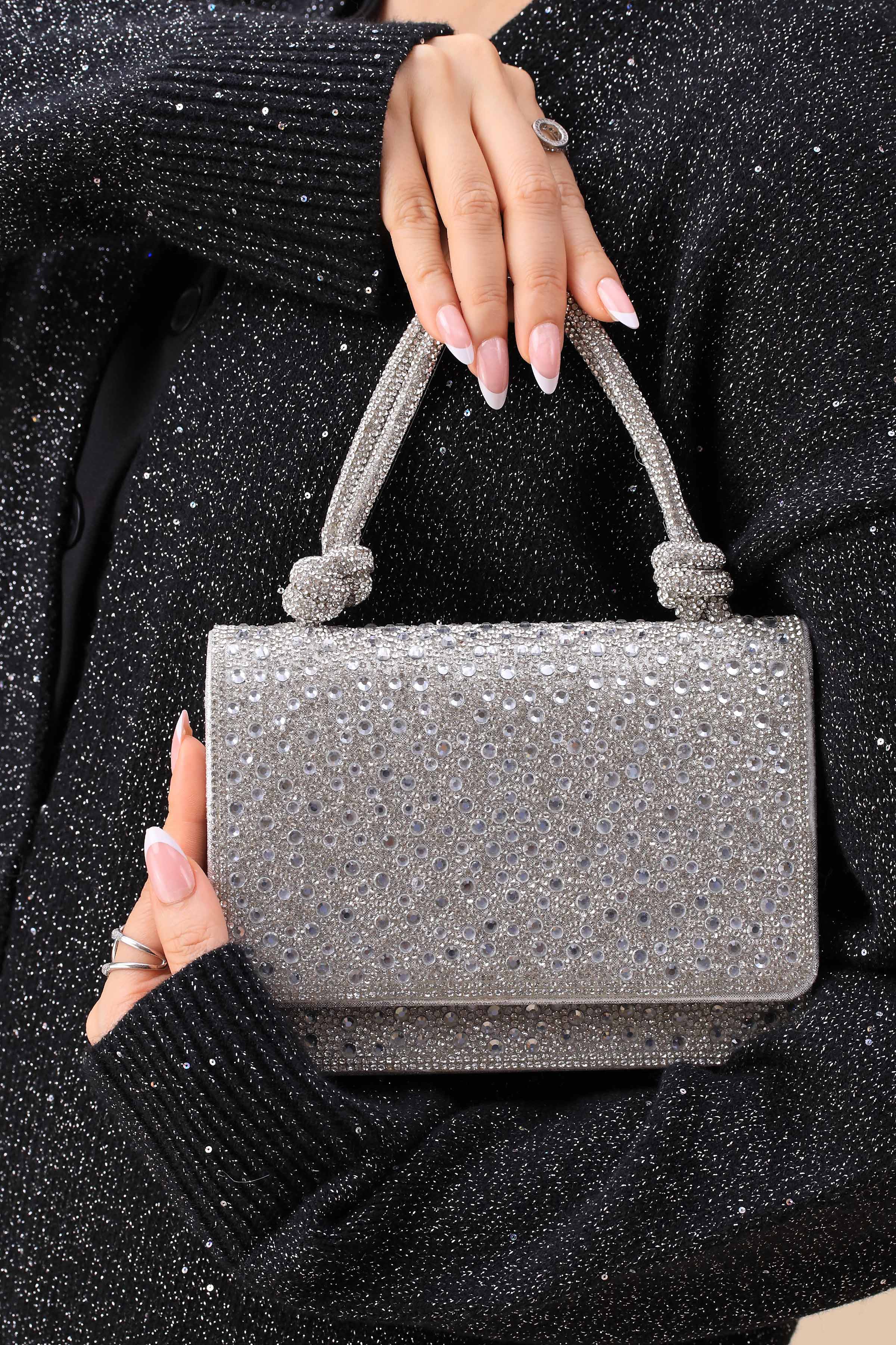 Silver Clutch-444112120-for Women - Bag Winter Collection | Nishat | Shop Online