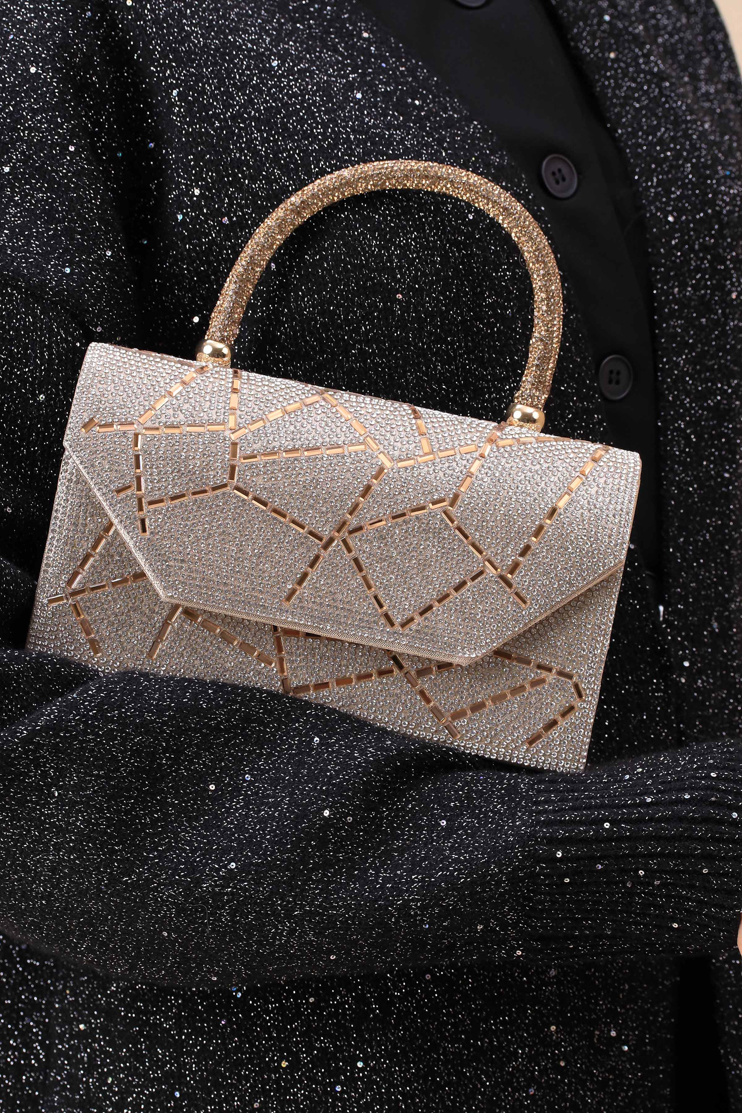 Gold & Silver Clutch-444132119-for Women - Bag Winter Collection | Nishat | Shop Online