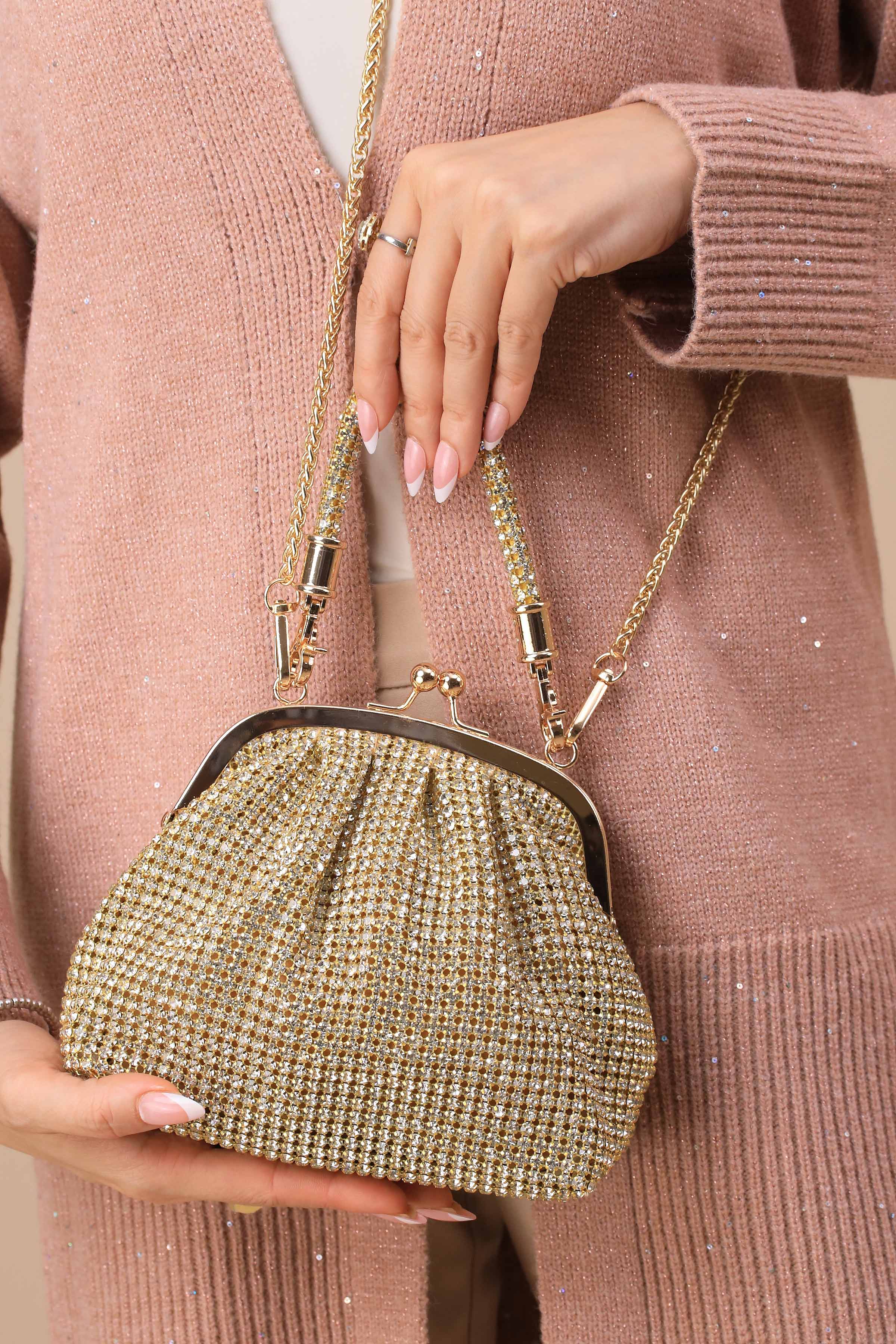 Gold Clutch-444142119-for Women - Bag Winter Collection | Nishat | Shop Online