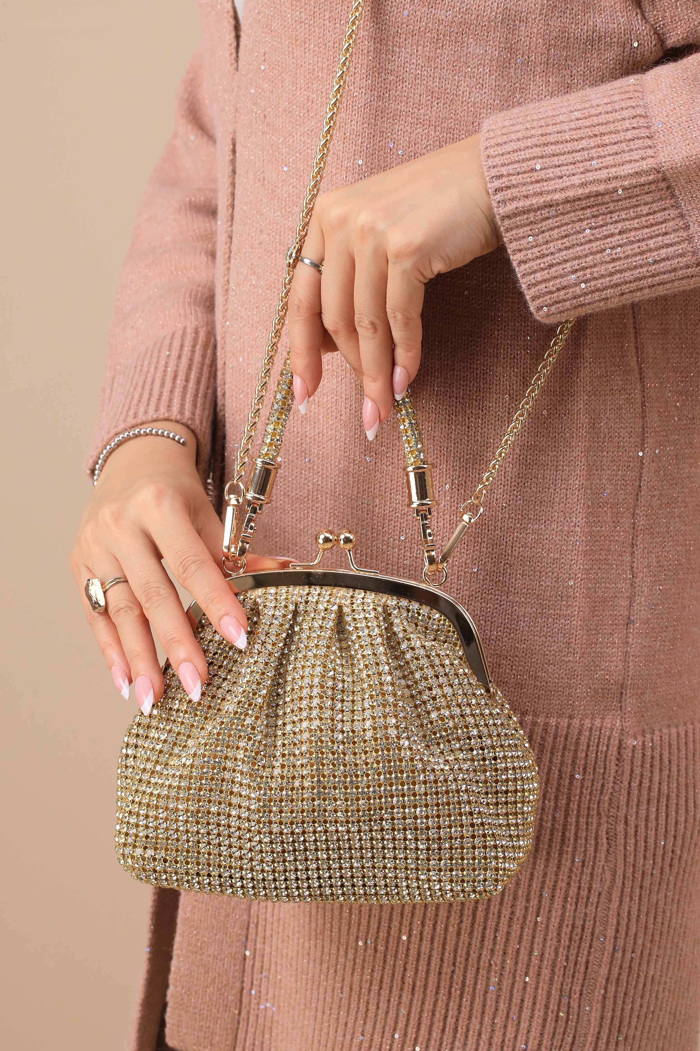 Gold Clutch-444142119-for Women - Bag Winter Collection | Nishat | Shop Online