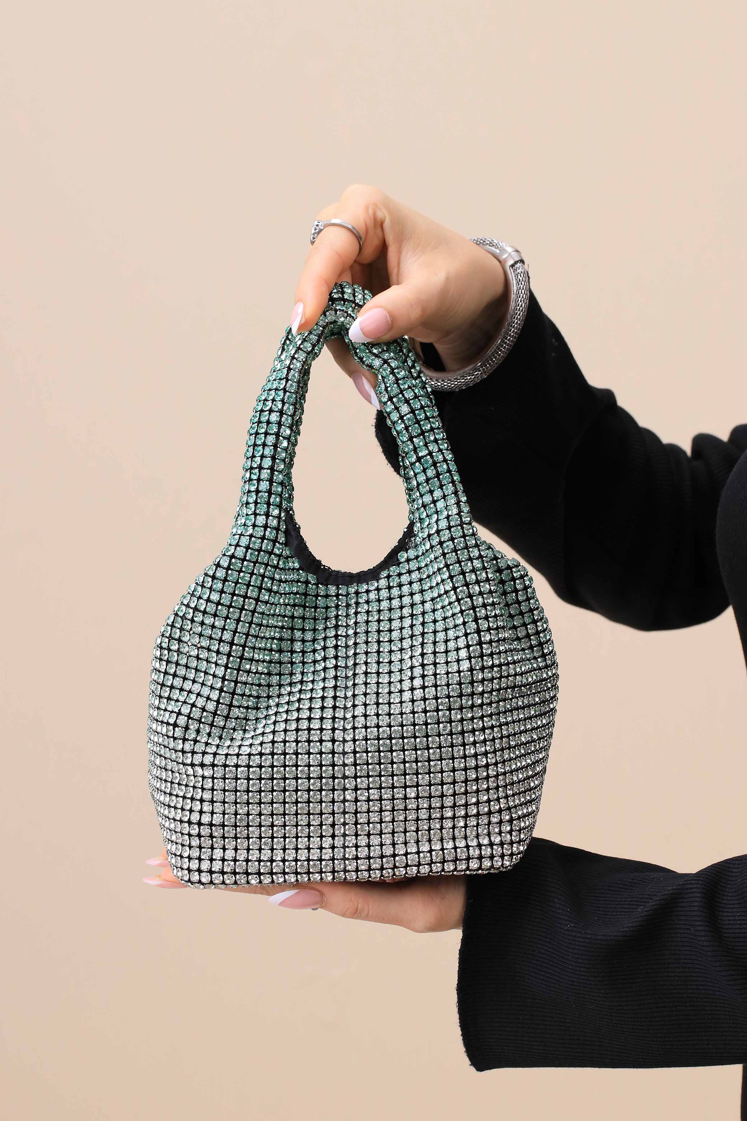 Gradient Green Clutch-444182104-for Women - Bag Winter Collection | Nishat | Shop Online