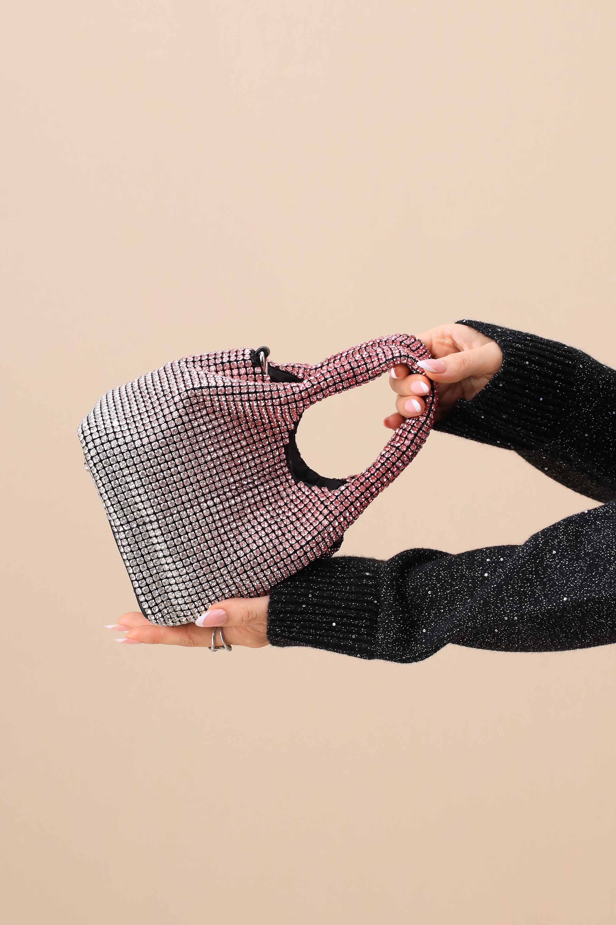 Gradient Pink Clutch-444192105-for Women - Bag Winter Collection | Nishat | Shop Online