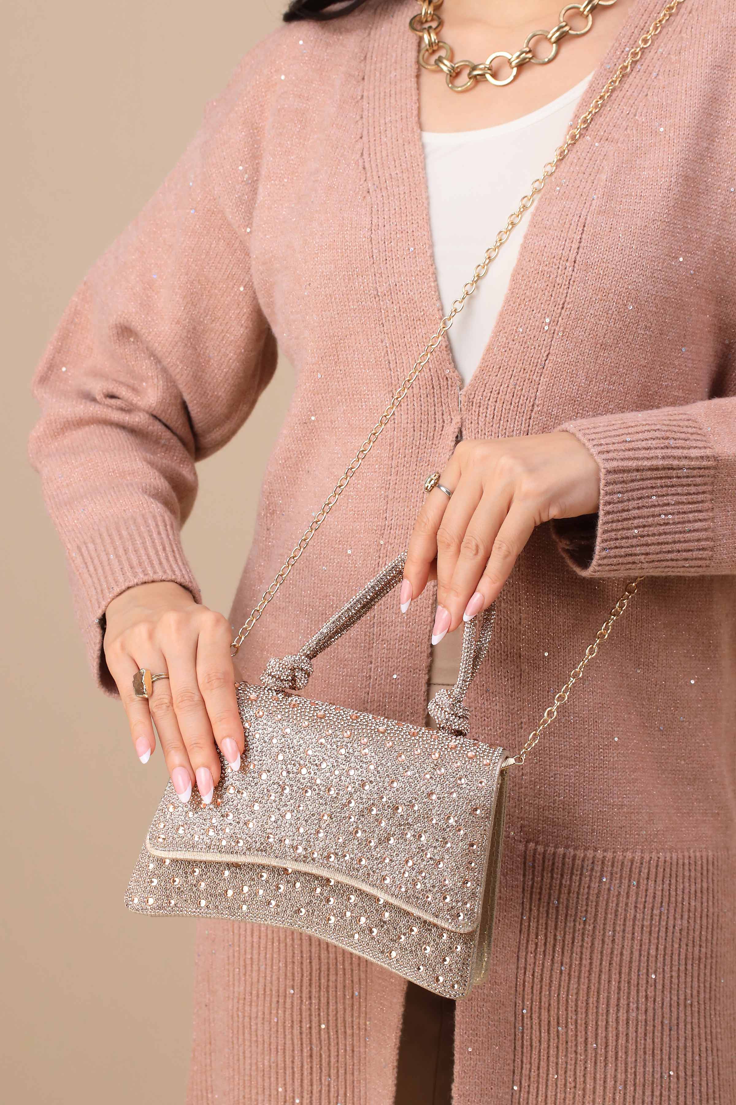 Champagne Clutch-444202116-for Women - Bag Winter Collection | Nishat | Shop Online