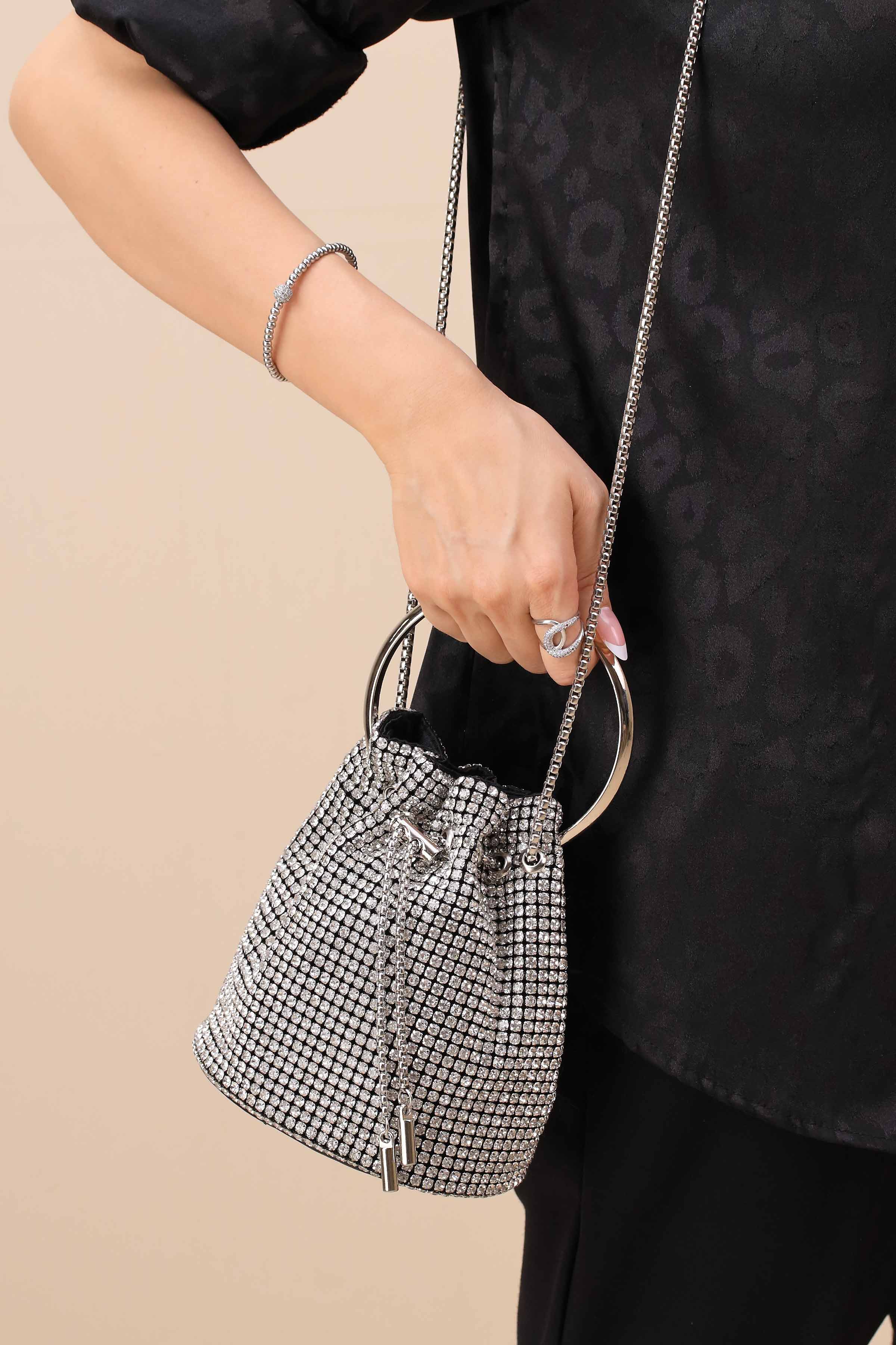Silver Clutch-444242120-for Women - Bag Winter Collection | Nishat | Shop Online