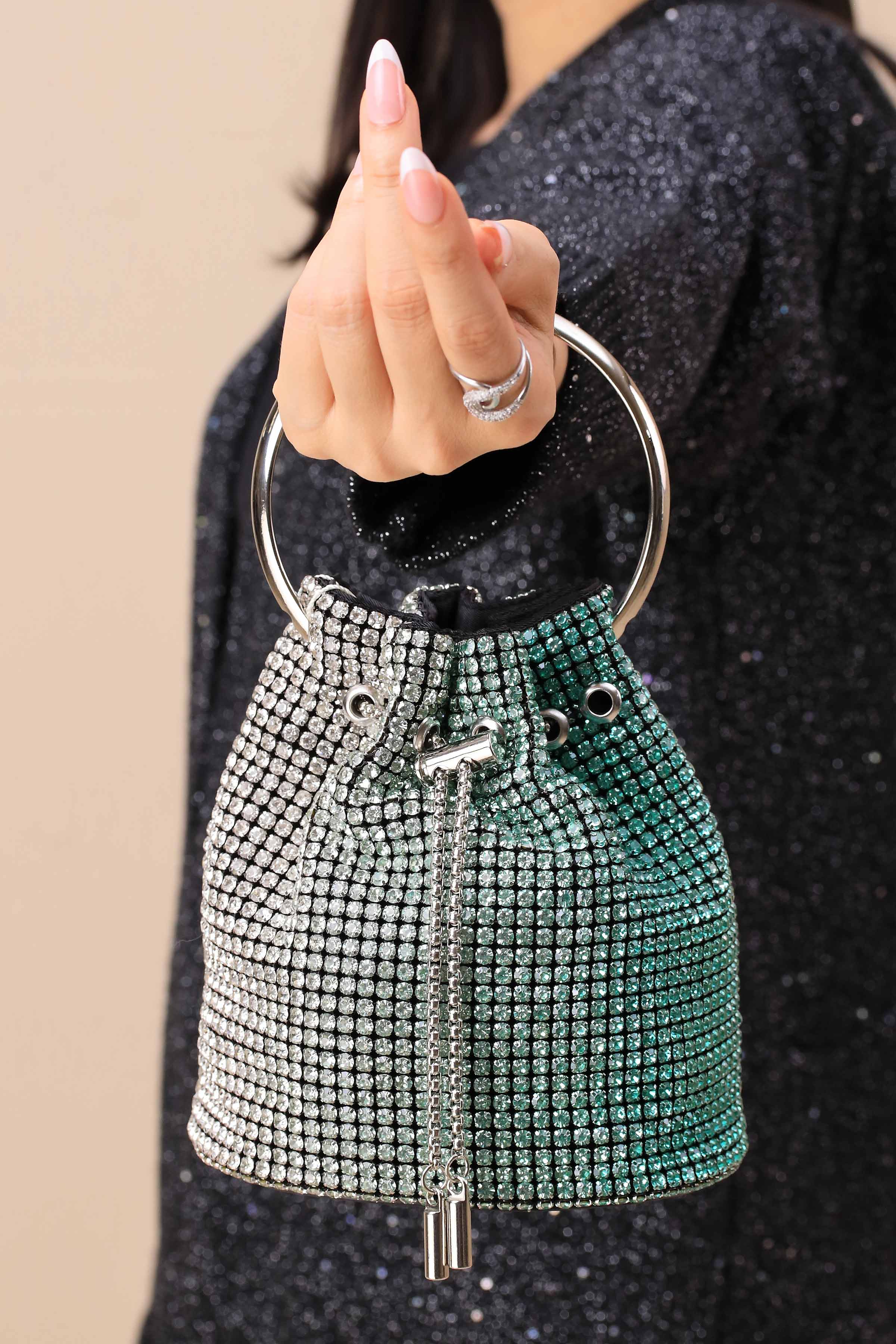 Gradient Green Clutch-444272104-for Women - Bag Winter Collection | Nishat | Shop Online