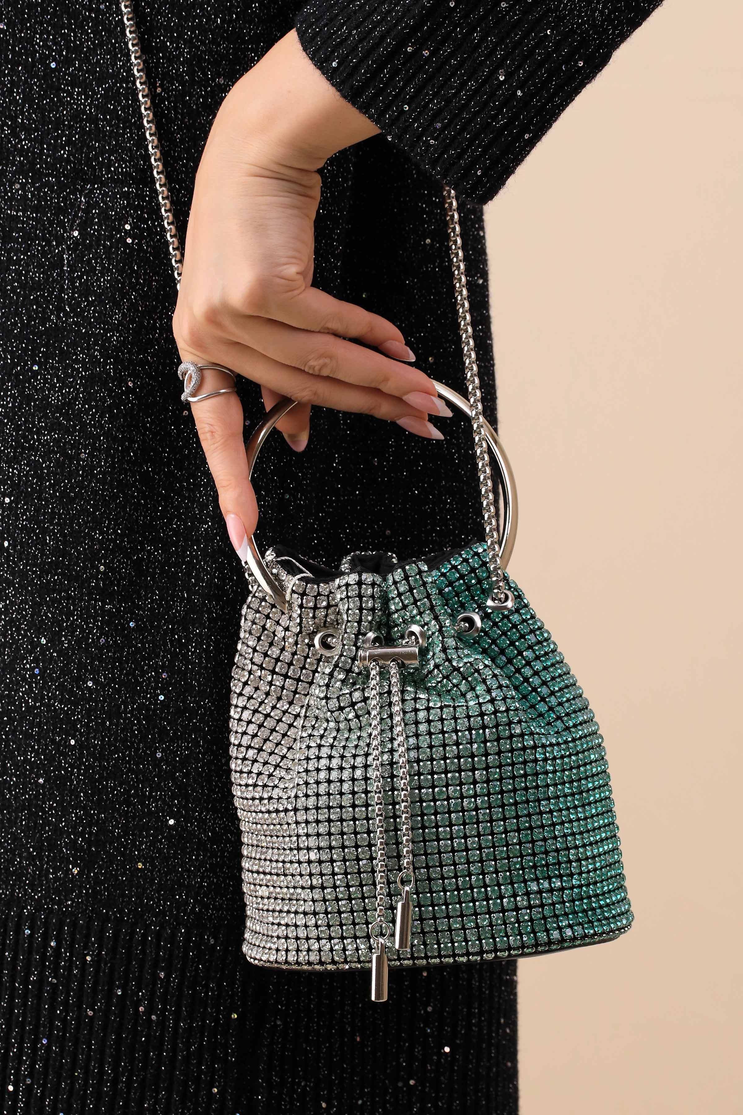 Gradient Green Clutch-444272104-for Women - Bag Winter Collection | Nishat | Shop Online