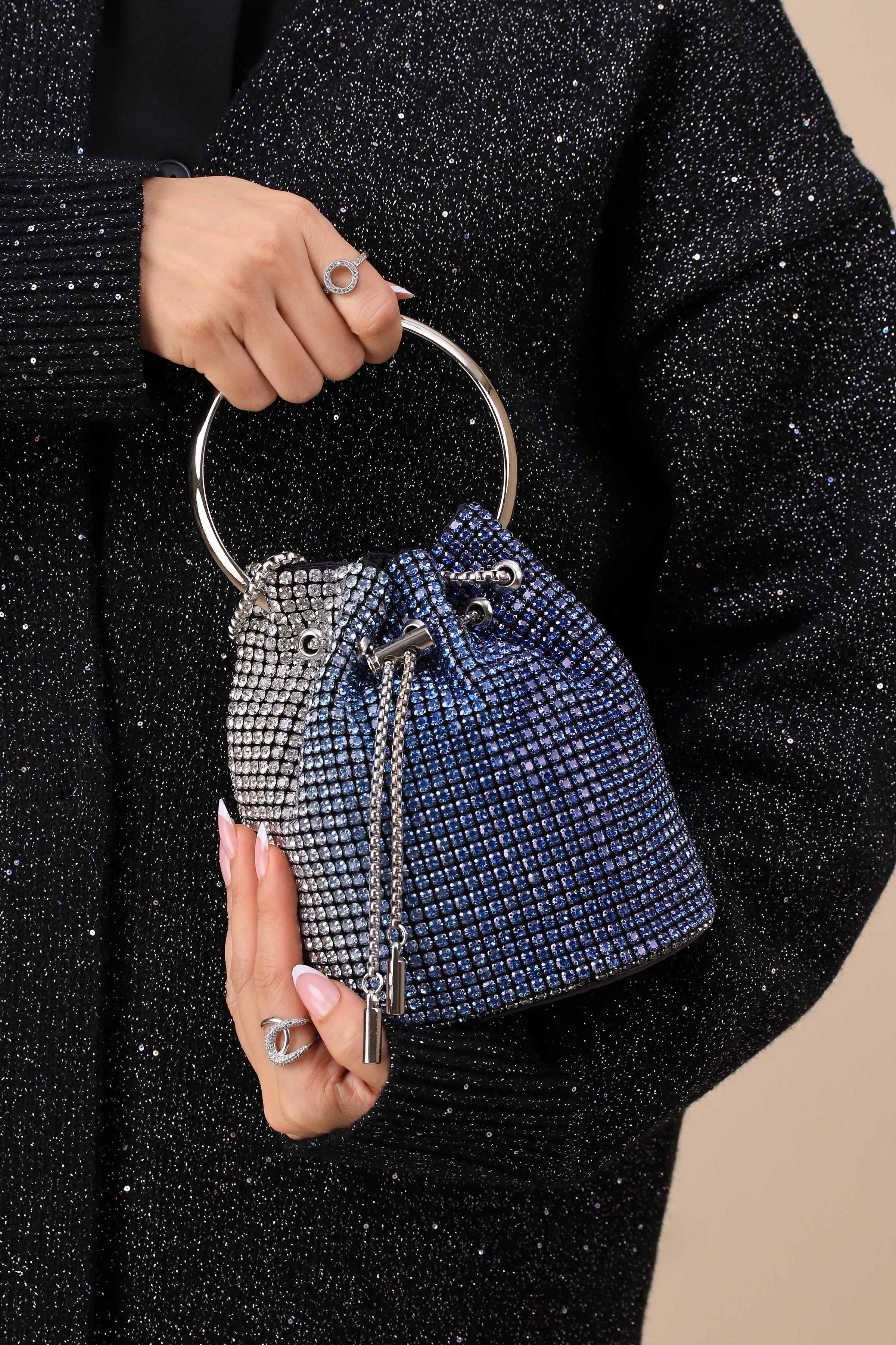 Gradient Blue Clutch-444272108-for Women - Bag Winter Collection | Nishat | Shop Online