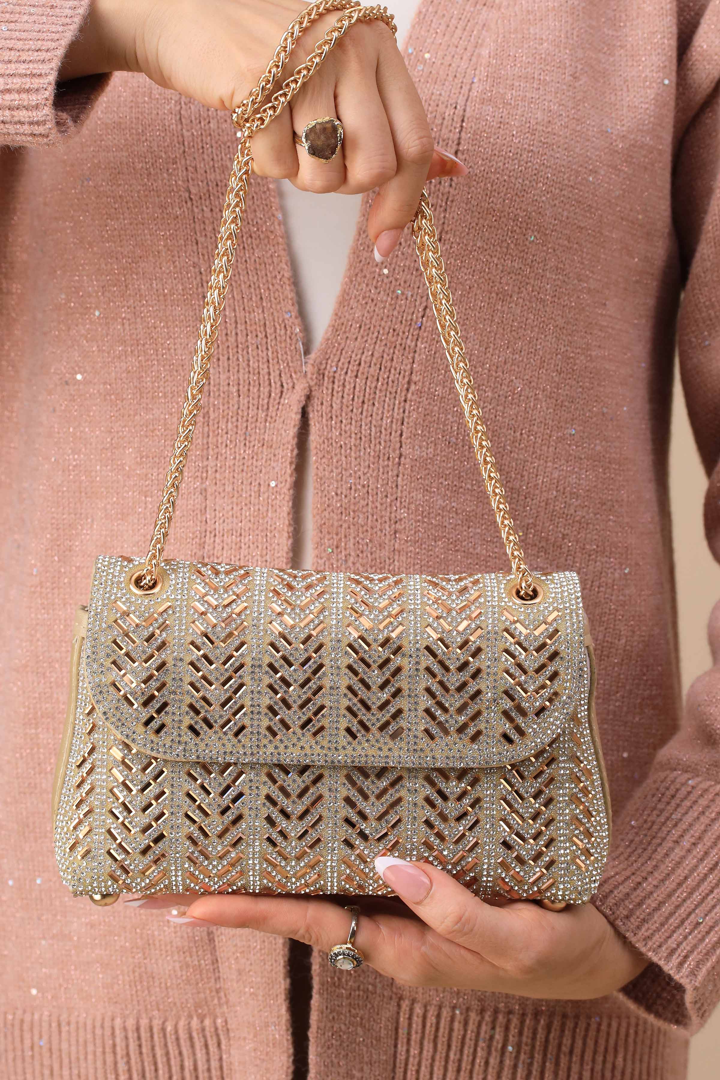 Gold Clutch-444282119-for Women - Bag Winter Collection | Nishat | Shop Online