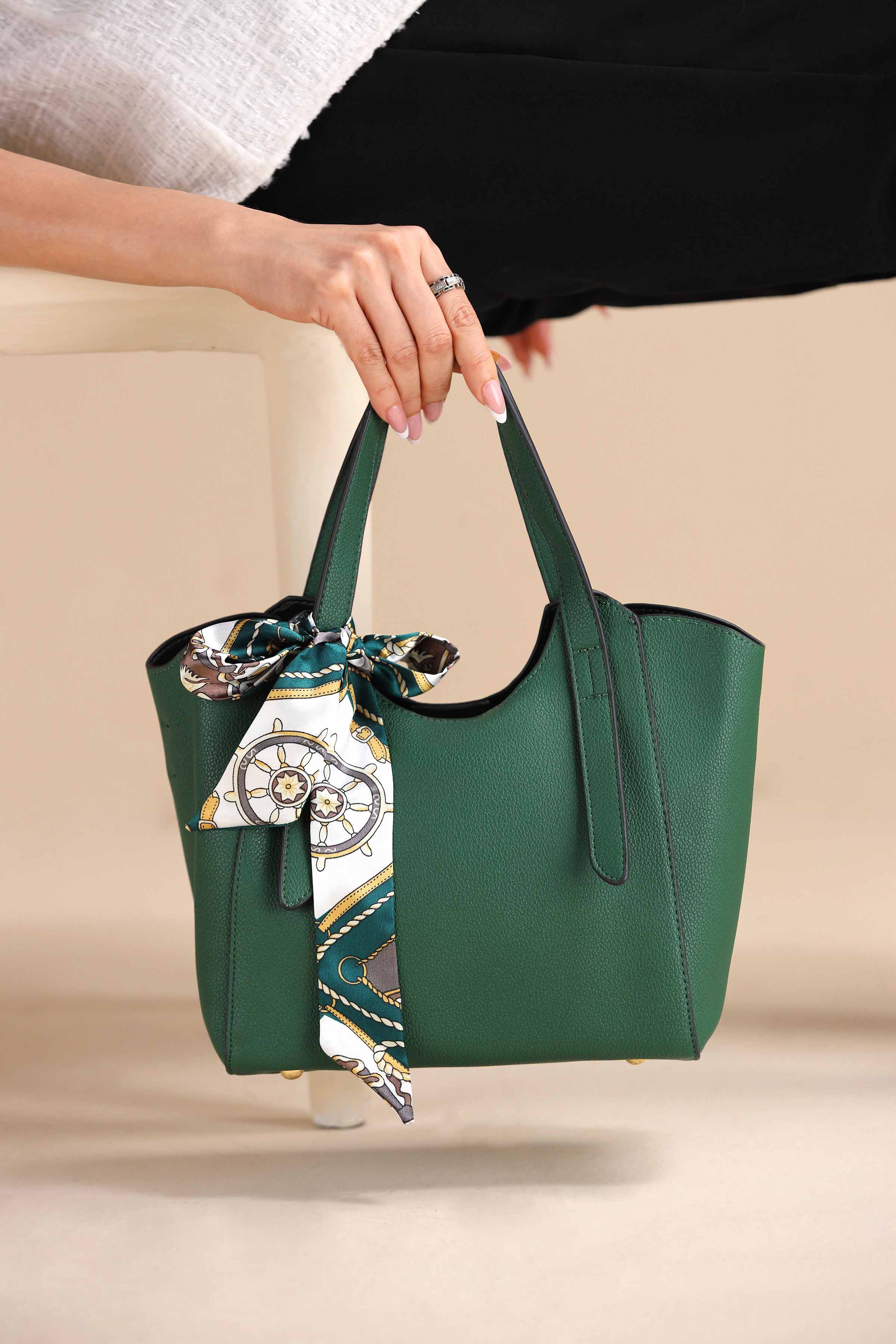 Green Shoulder Bag-444352104 for Women - Bag Winter Collection | Nishat | Shop Online