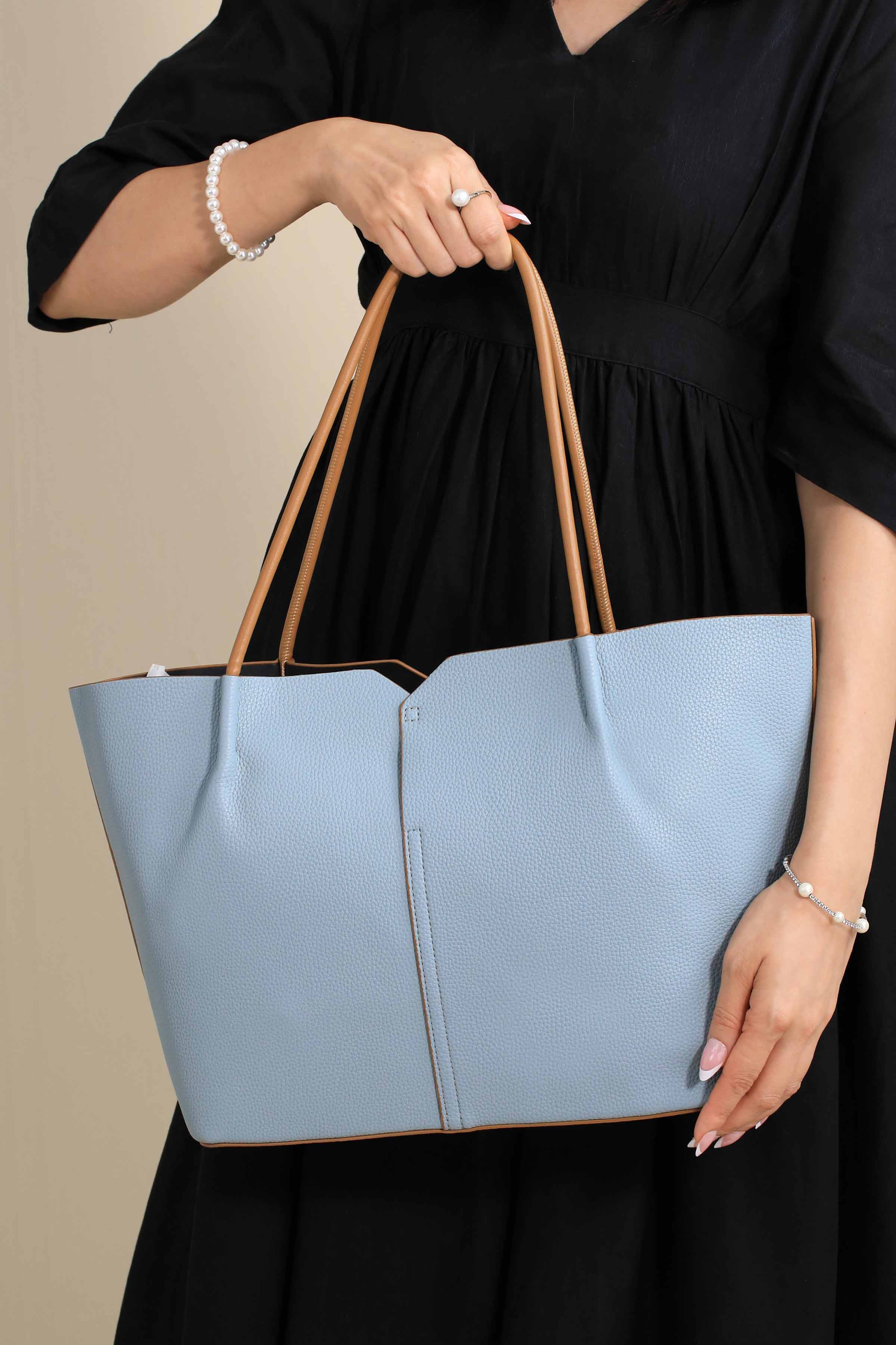 Grey Shoulder Bag-444362111 for Women - Bag Winter Collection | Nishat | Shop Online