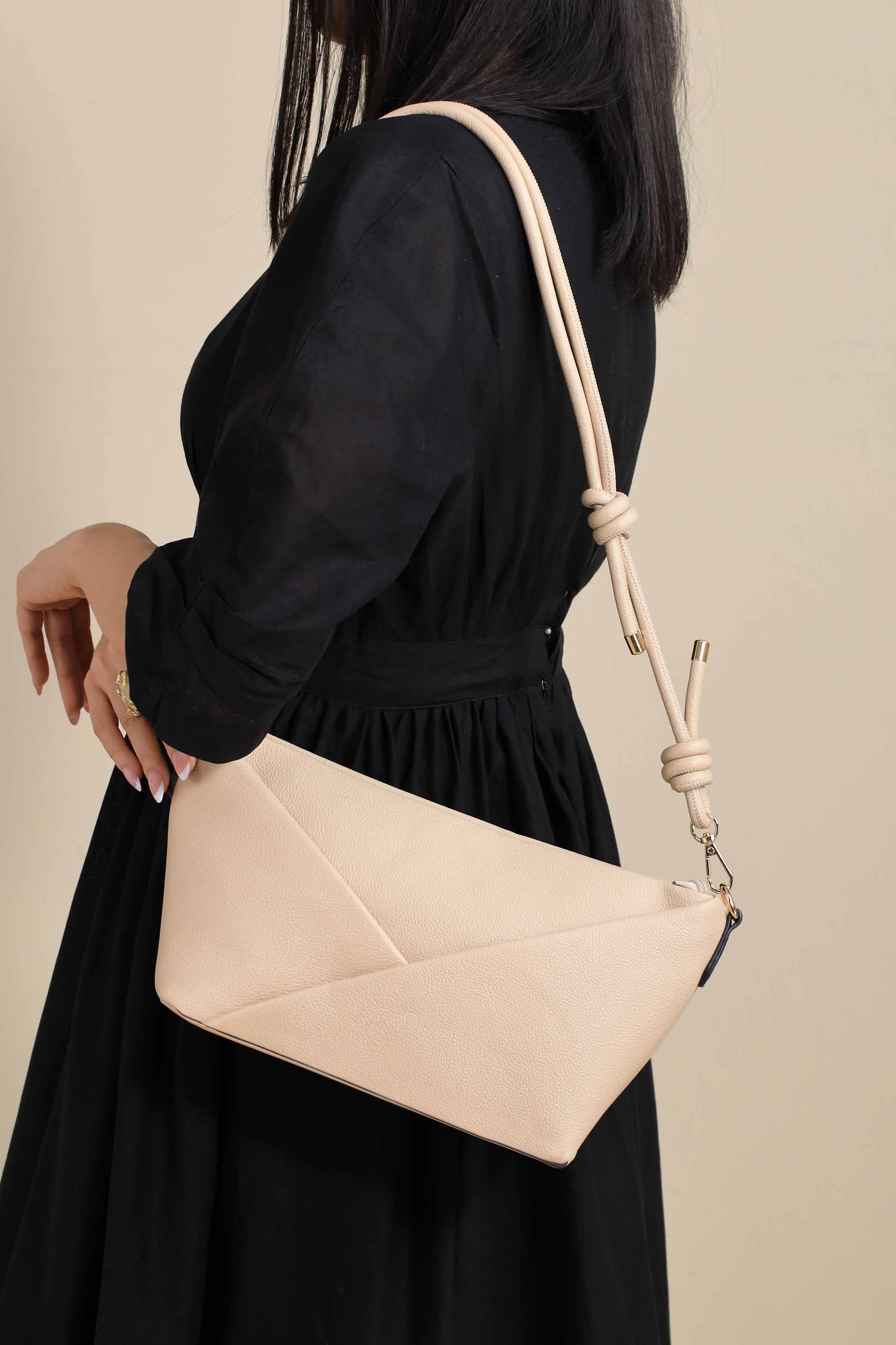 Off White Shoulder Bag-444402107 for Women - Bag Winter Collection | Nishat | Shop Online