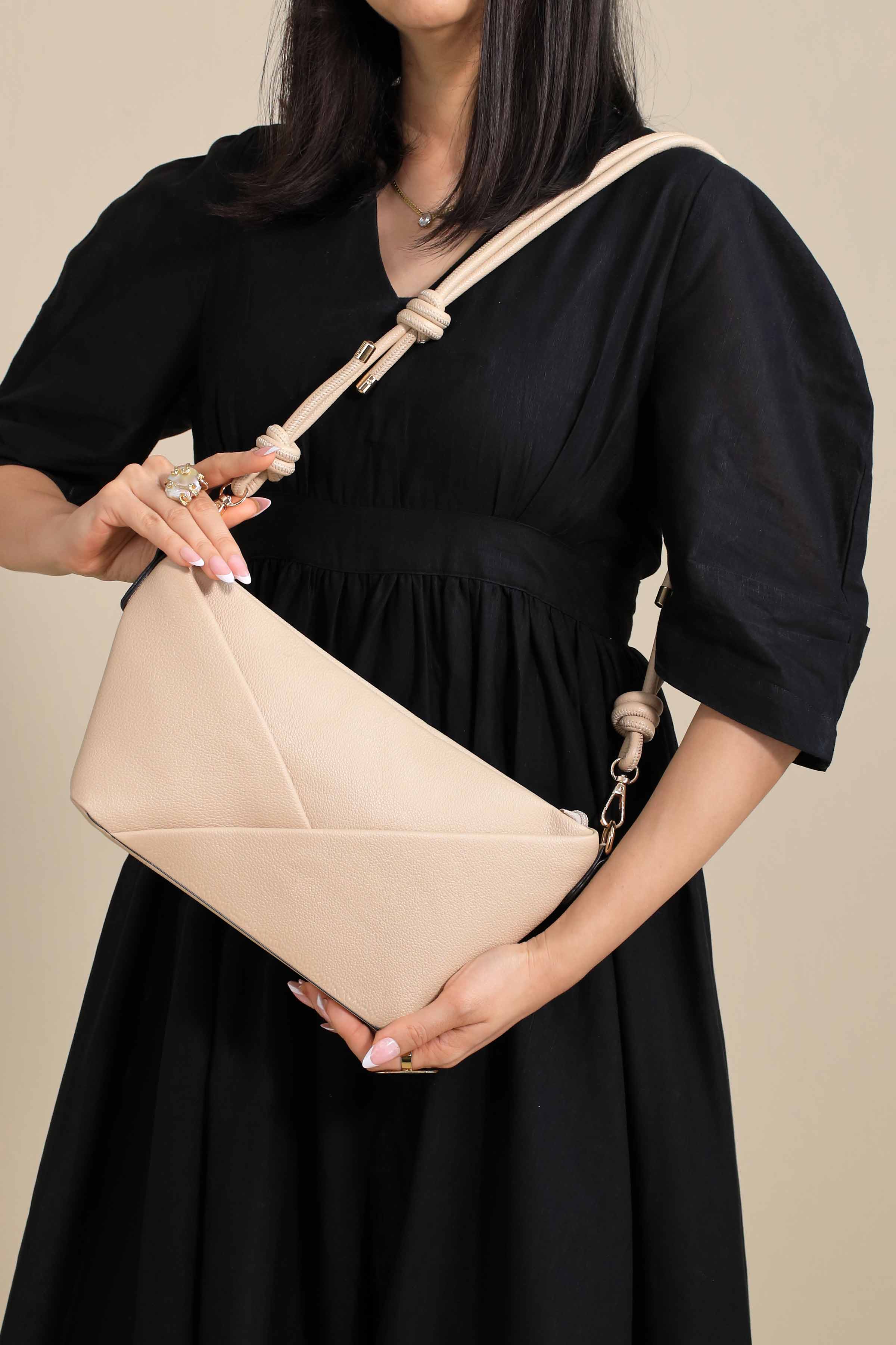 Off White Shoulder Bag-444402107 for Women - Bag Winter Collection | Nishat | Shop Online