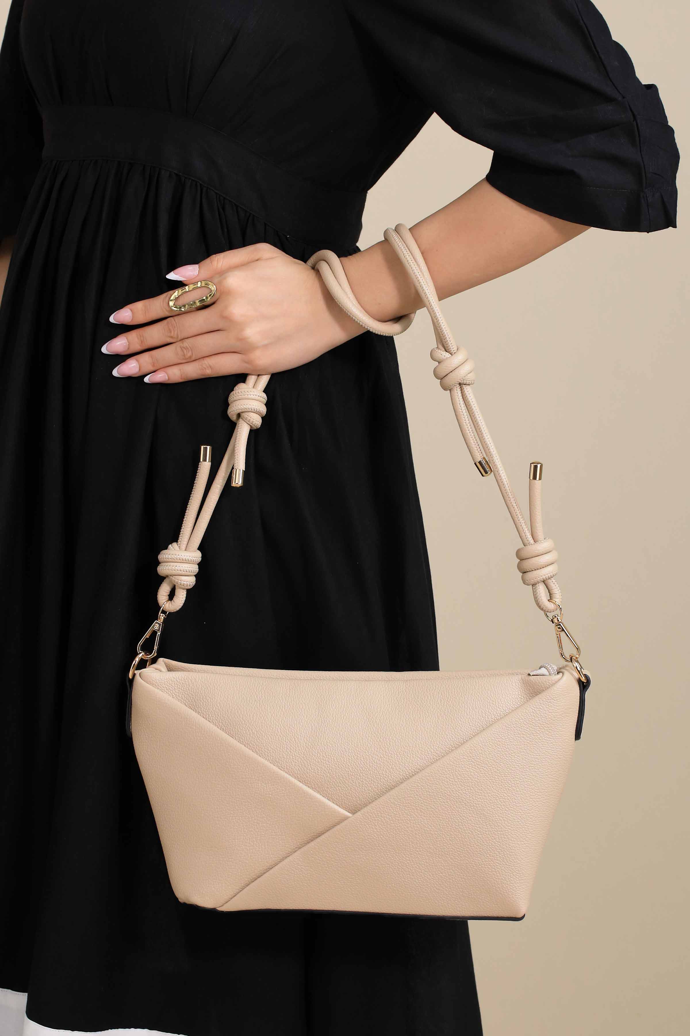 Off White Shoulder Bag-444402107 for Women - Bag Winter Collection | Nishat | Shop Online