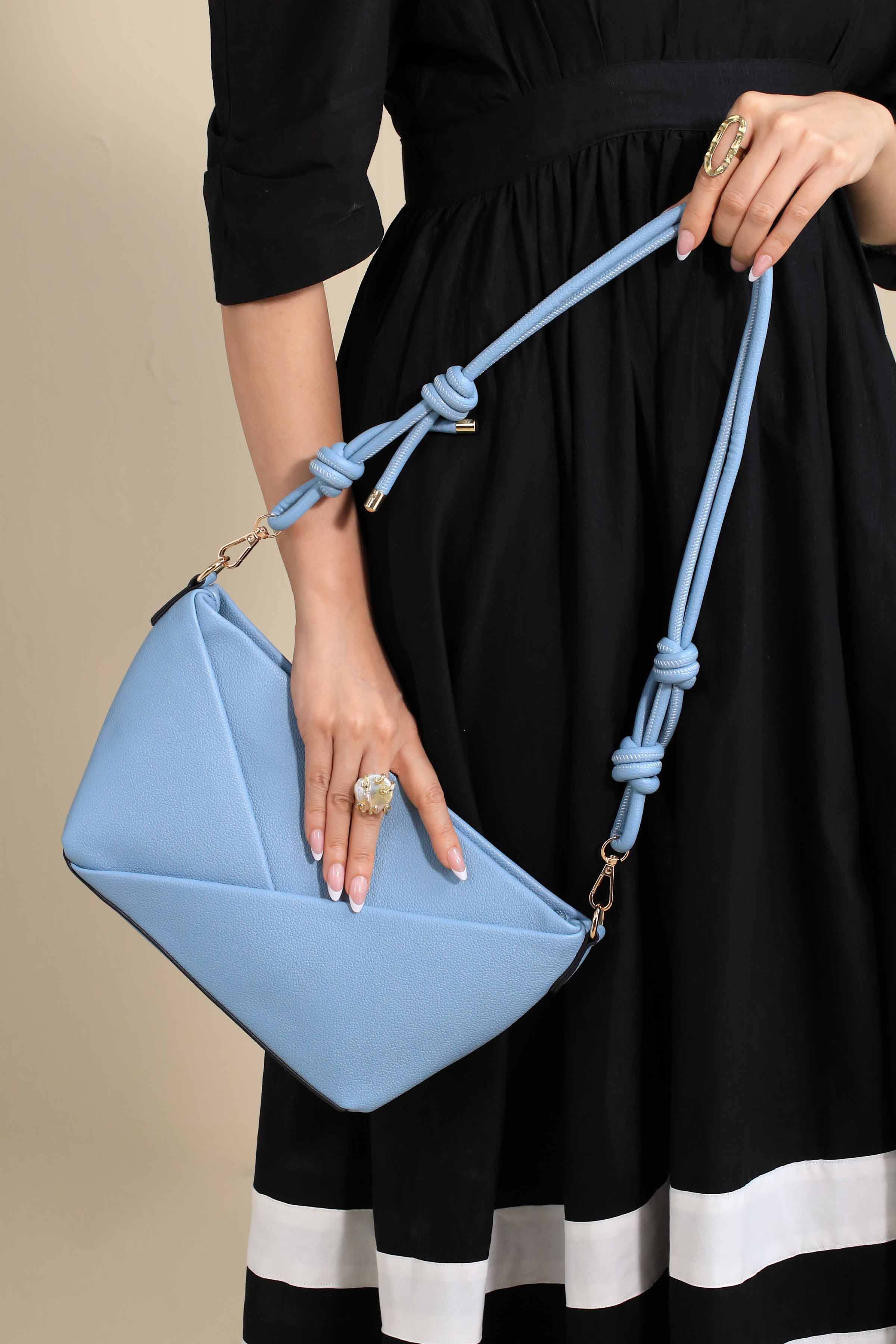 Blue Shoulder Bag-444402108 for Women - Bag Winter Collection | Nishat | Shop Online