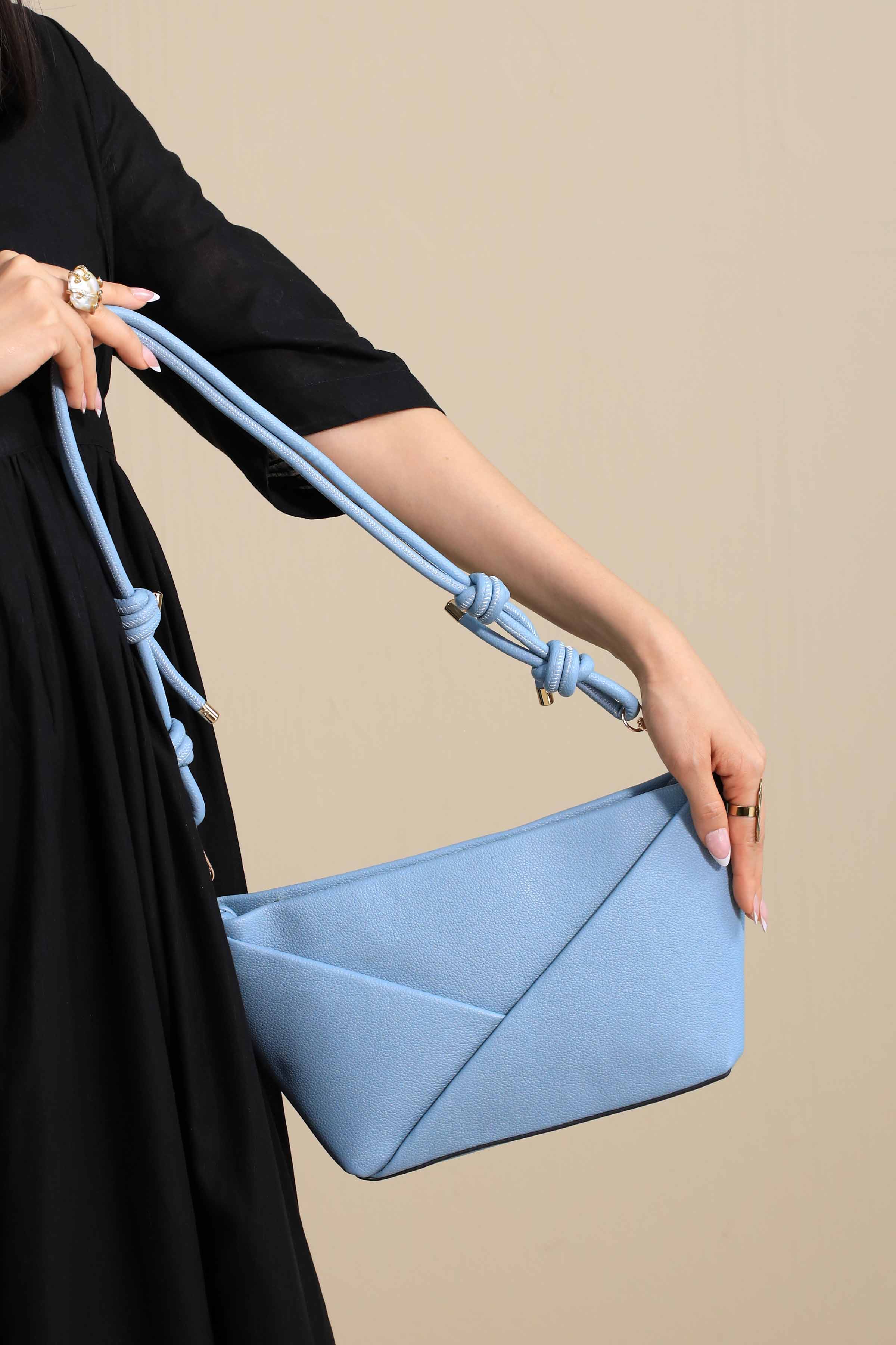 Blue Shoulder Bag-444402108 for Women - Bag Winter Collection | Nishat | Shop Online