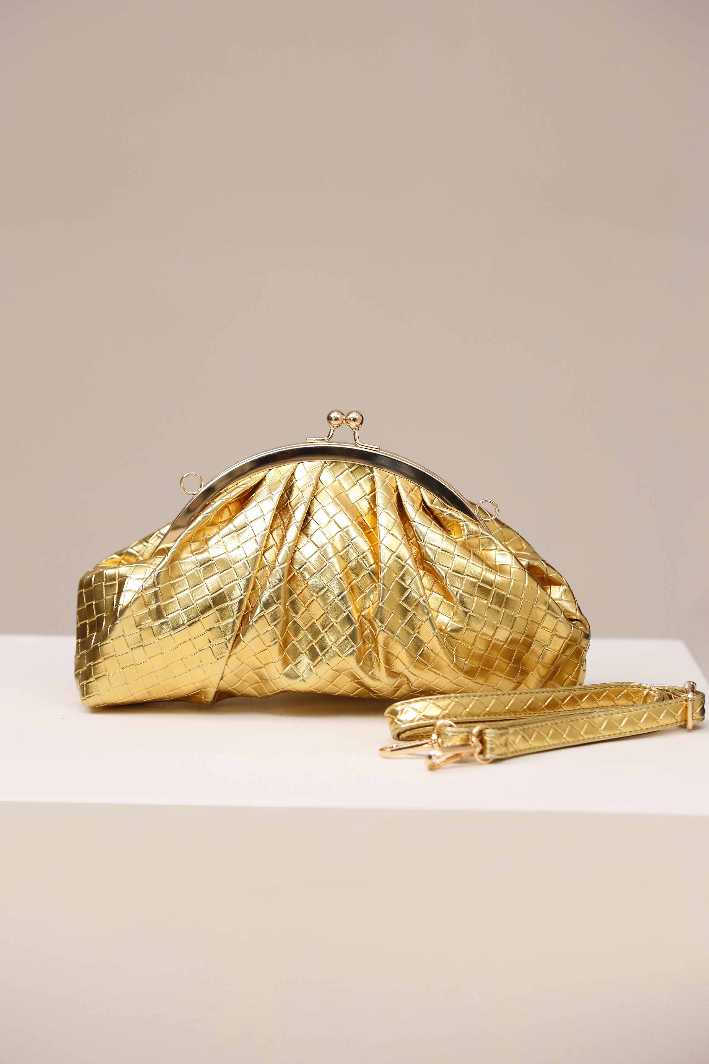 Gold Clutch-444412119 for Women - Bag Collection | Nishat | Shop Online