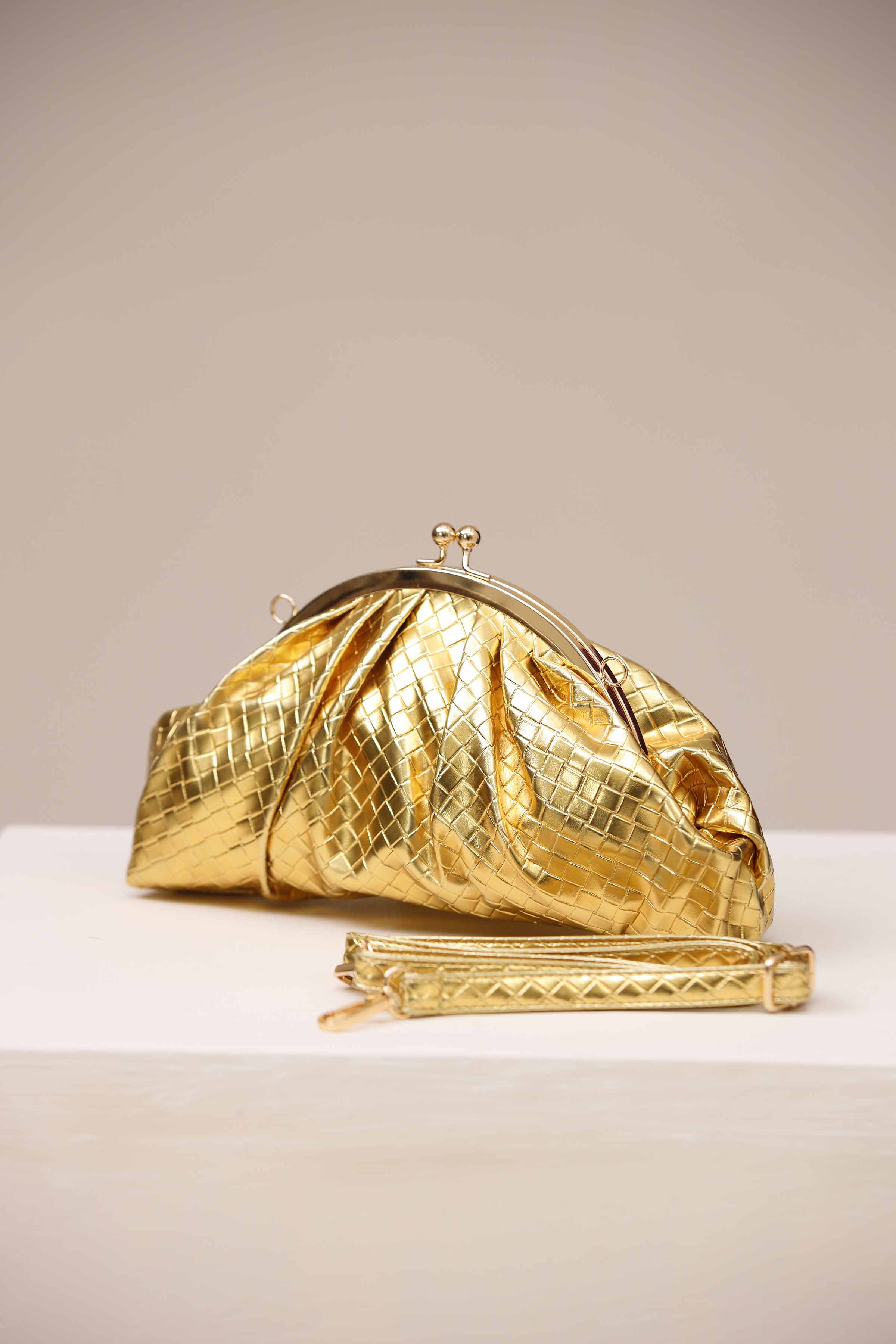 Gold Clutch-444412119 for Women - Bag Collection | Nishat | Shop Online