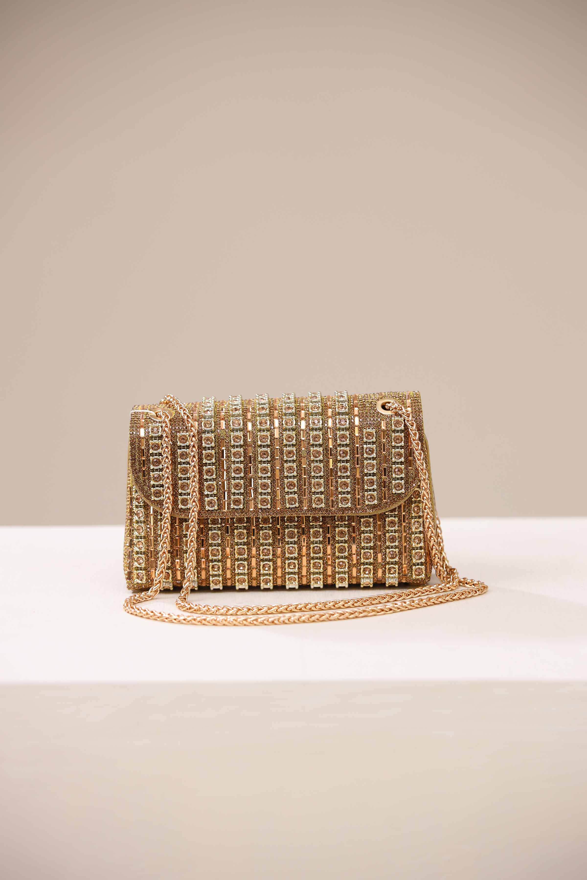 Gold Clutch-444422119 for Women - Bag Collection | Nishat | Shop Online