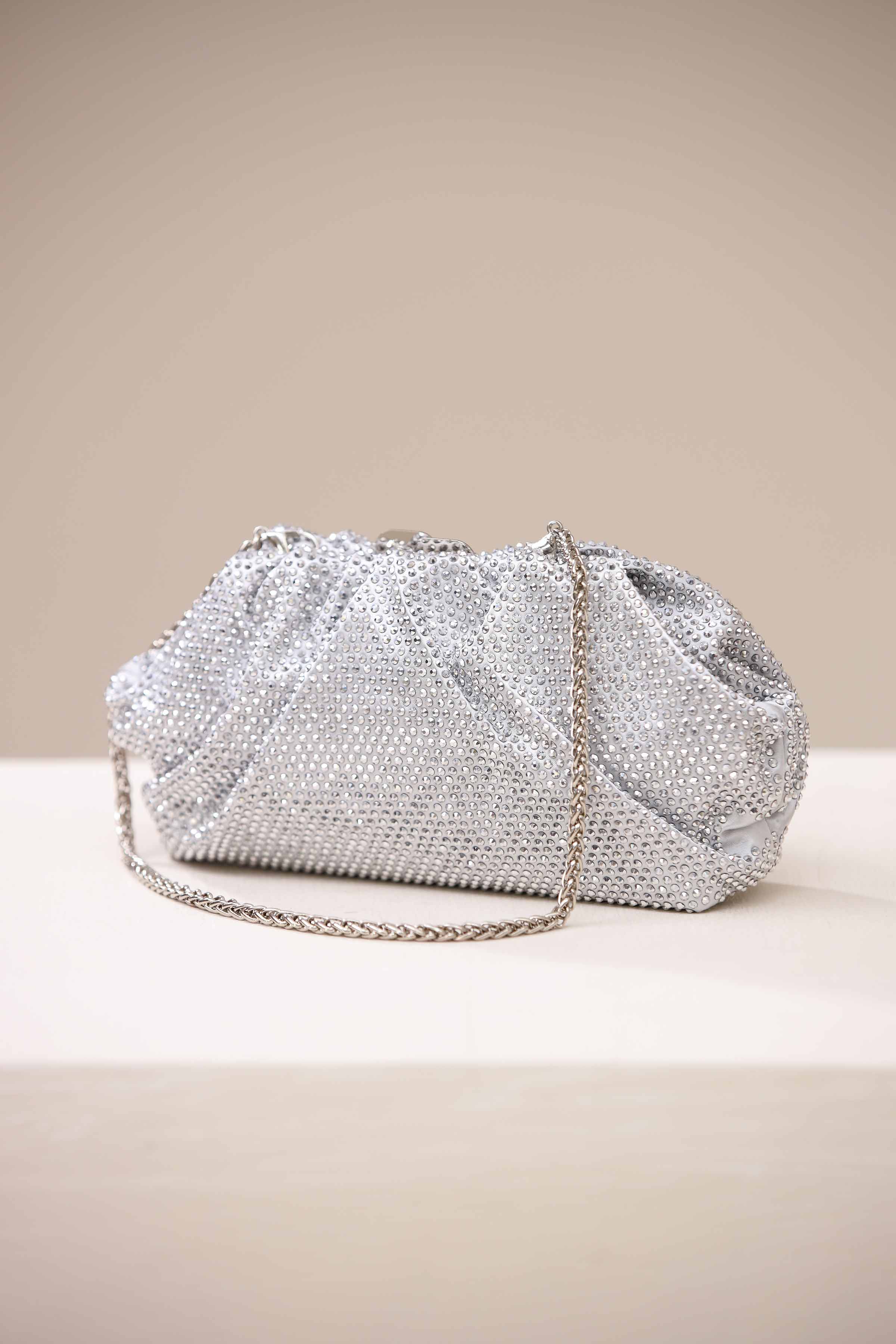 Silver Clutch-444452120 for Women - Bag Collection | Nishat | Shop Online